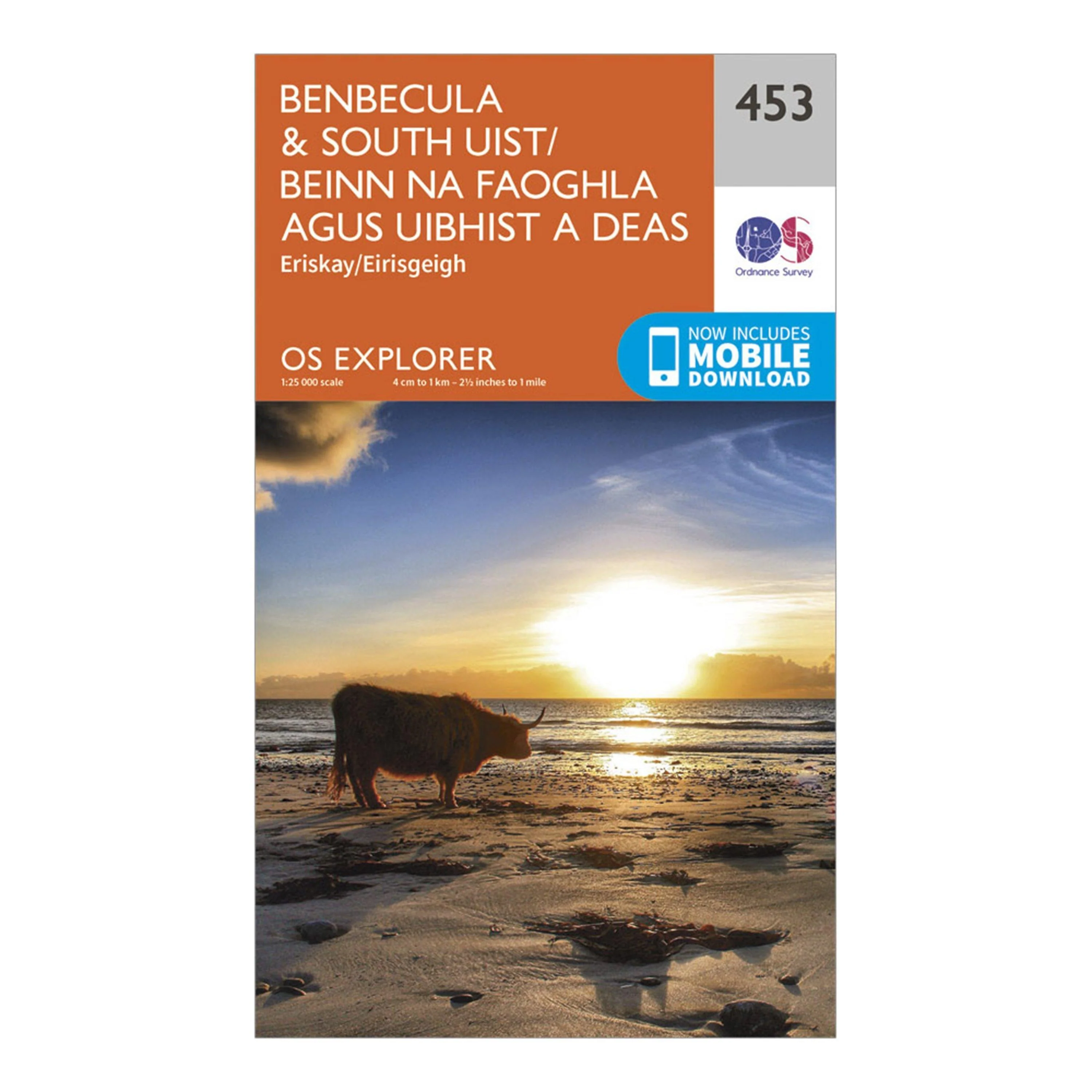 Explorer 453 Benbecula & South Uist Map With Digital Version - Image 5