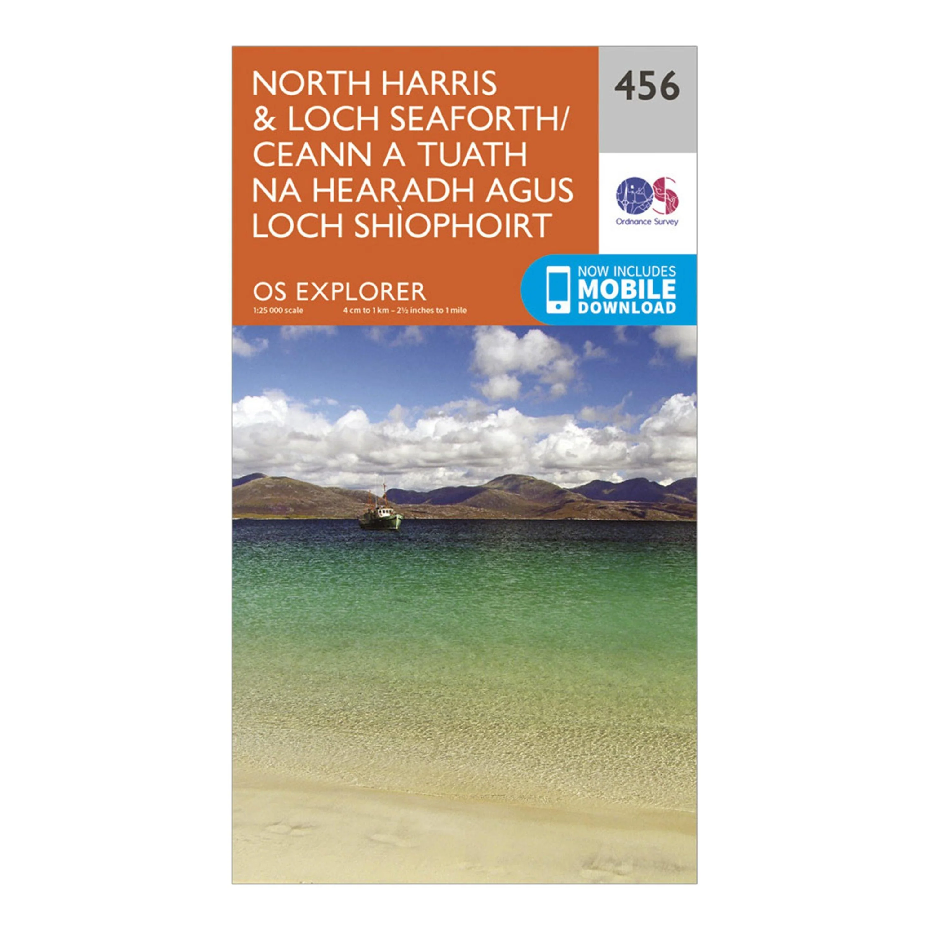 Explorer 456 North Harris  Loch Seaforth Map With Digital Version - Image 4