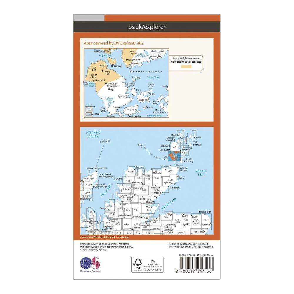 Explorer 462 Orkney Map With Digital Version - Image 2