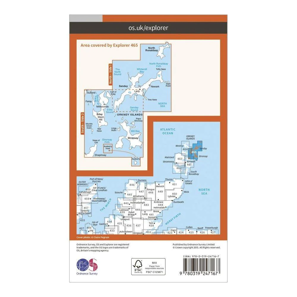 Explorer 465 Orkney Map With Digital Version - Image 2