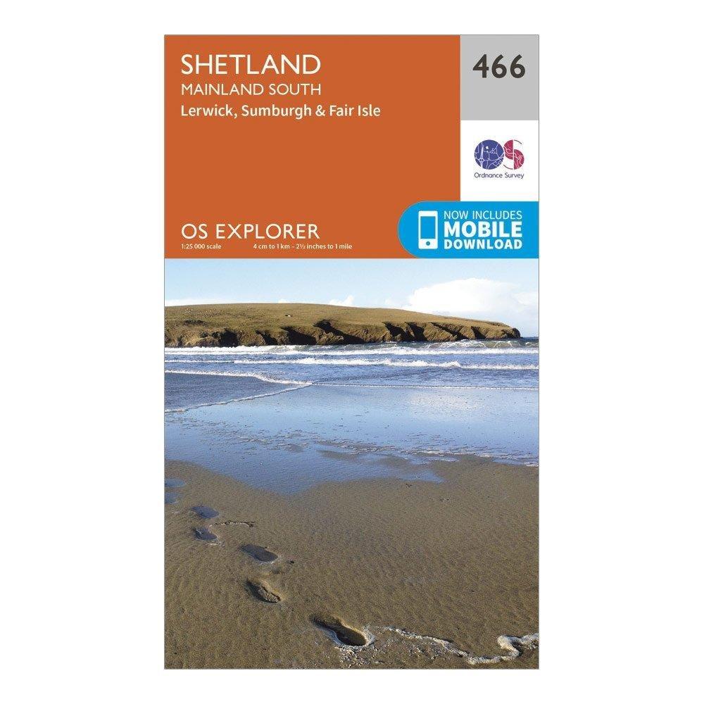 Explorer 466 Shetland Mainland South Map With Digital Version - Image 5