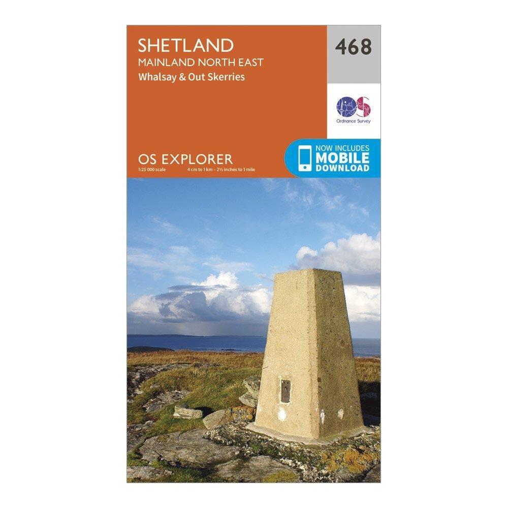 Explorer 468 Shetland Mainland North East Map With Digital Version - Image 4