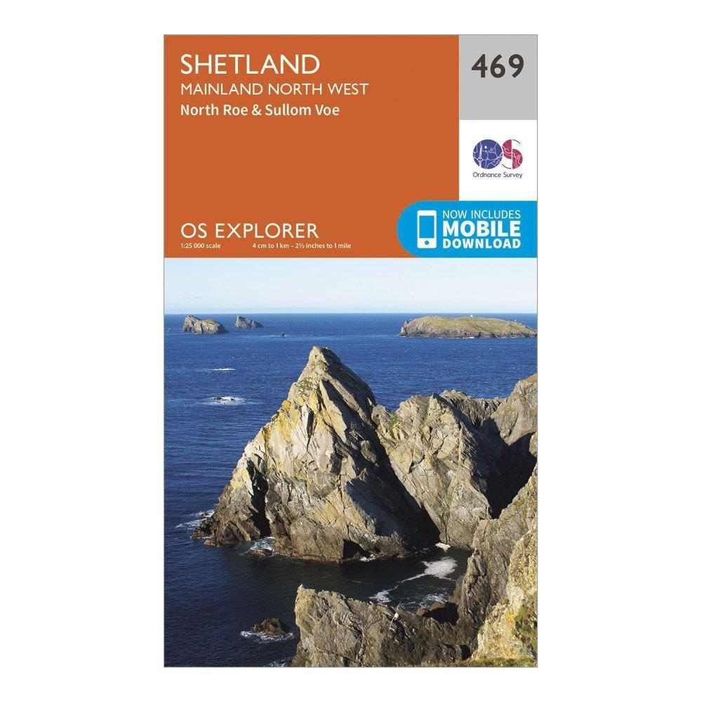 Explorer 469 Shetland Mainland North West Map With Digital Version - Image 5