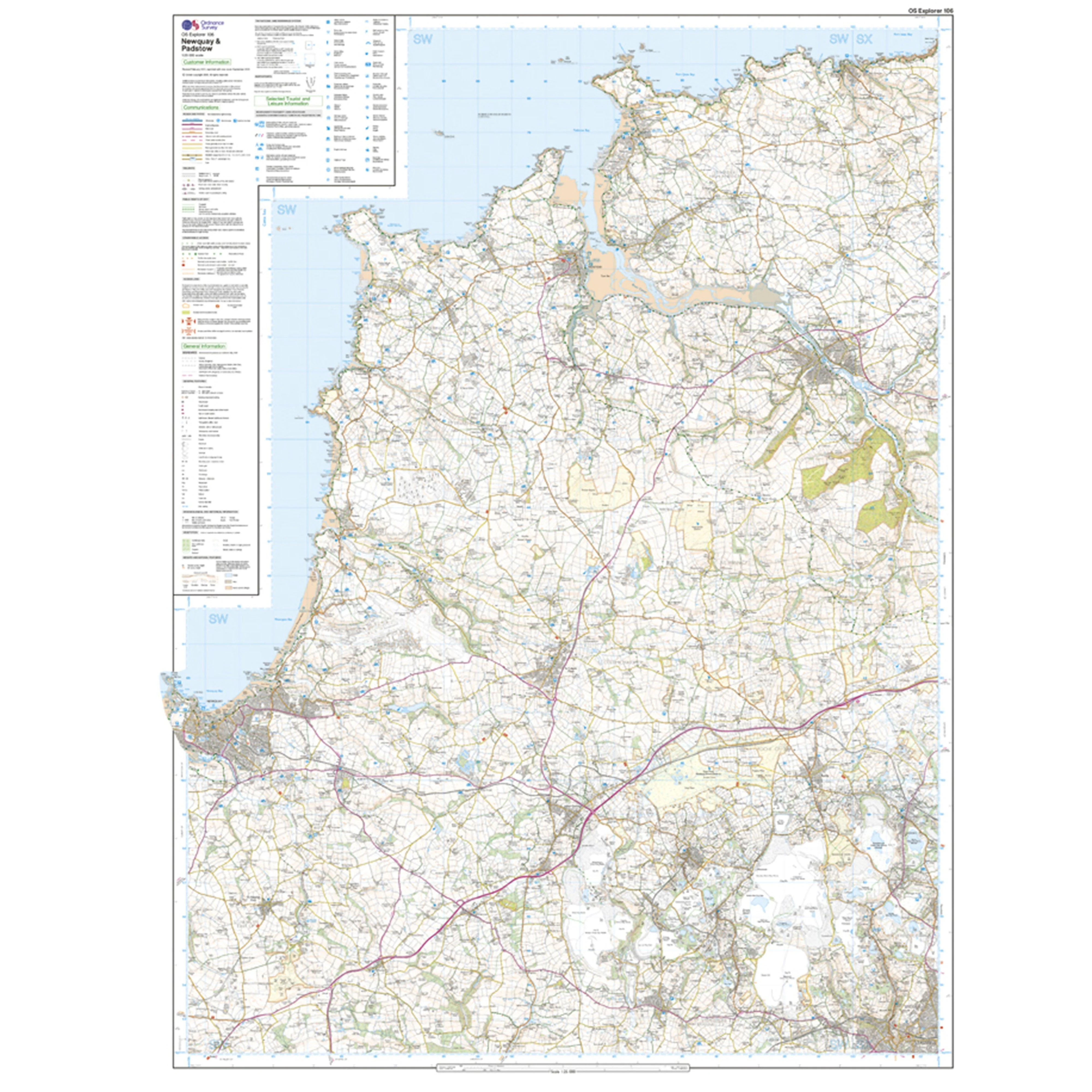 Explorer Active 106 Newquay & Padstow Map With Digital Version - Image 3