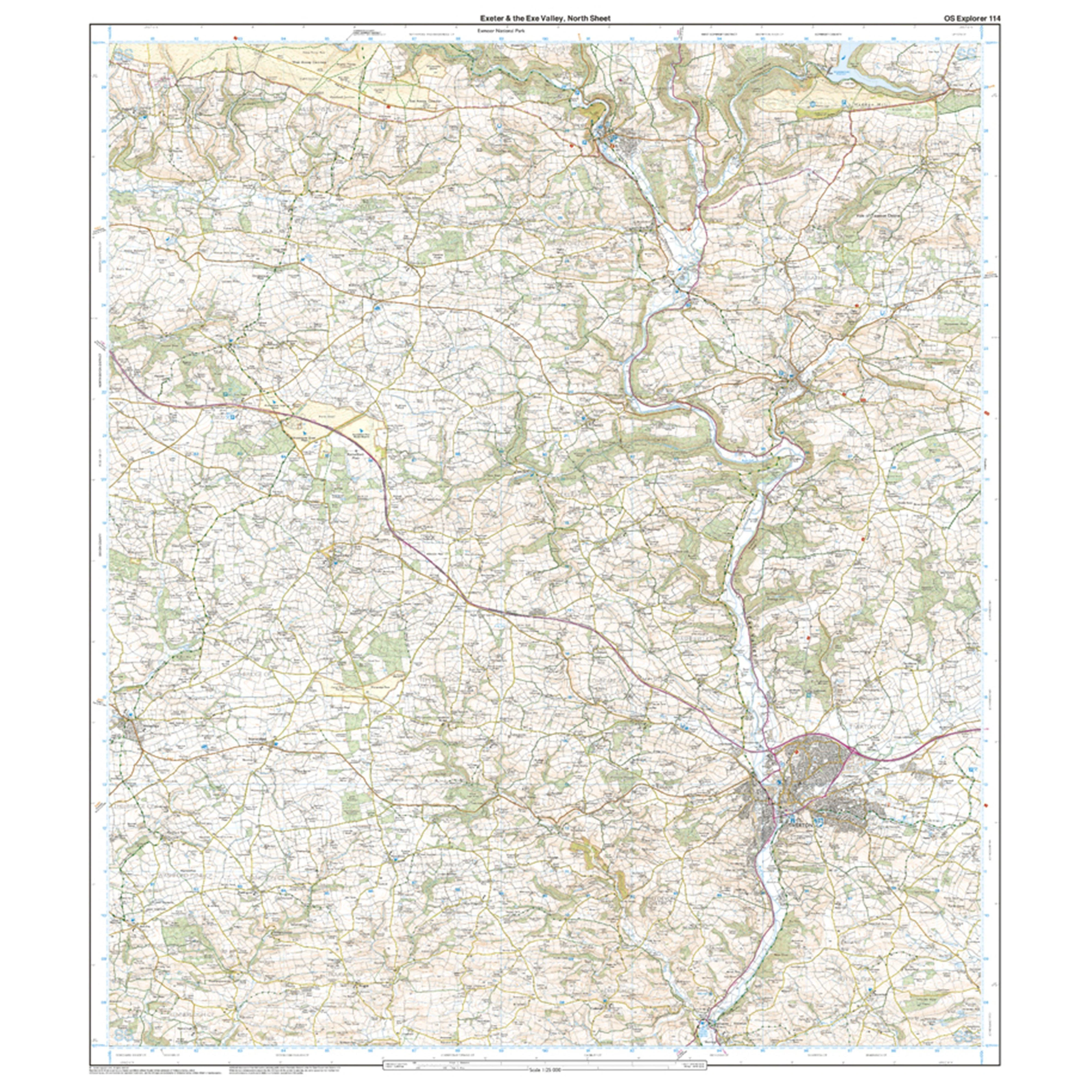 Explorer Active 114 Exeter & The Exe Valley Map With Digital Version - Image 3