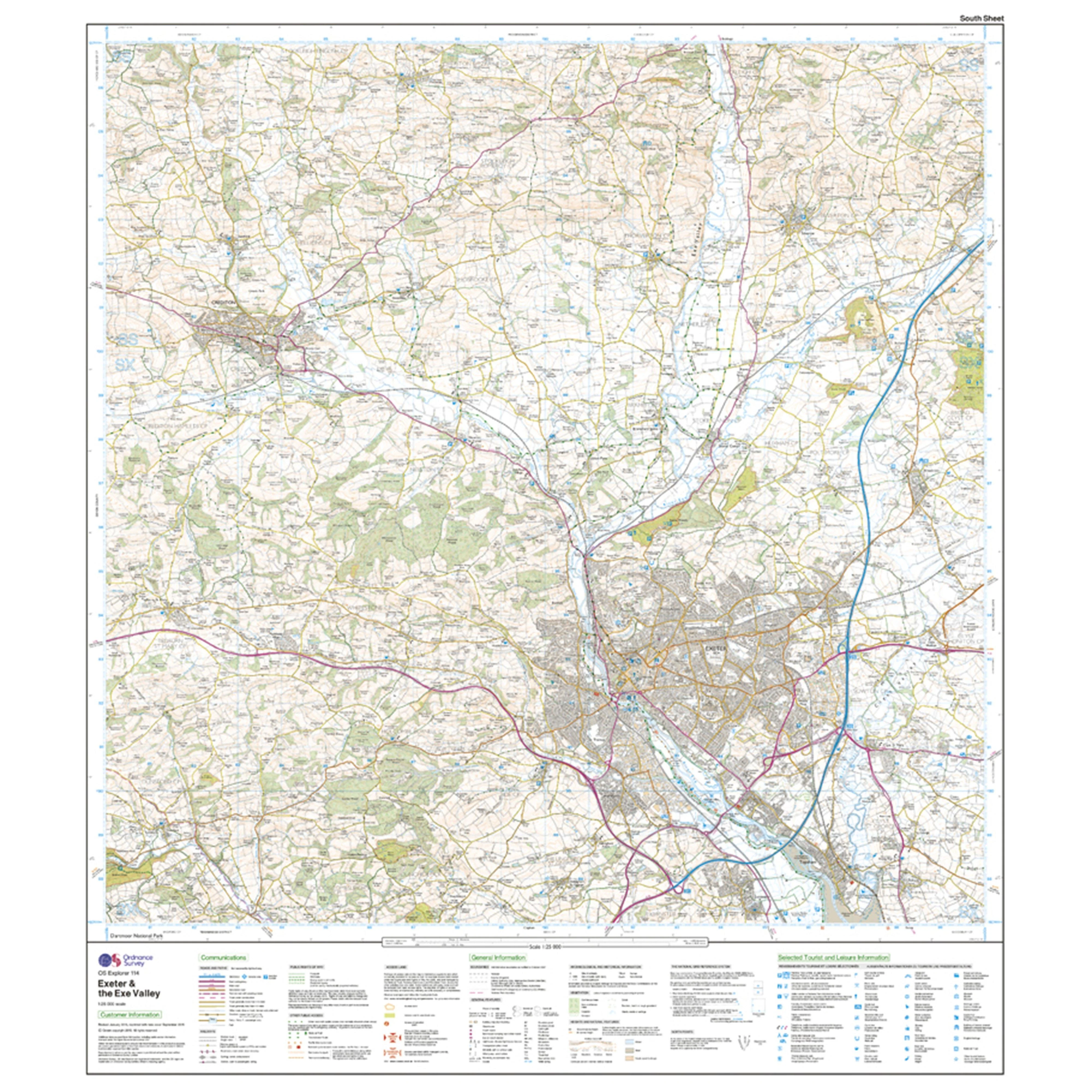 Explorer Active 114 Exeter & The Exe Valley Map With Digital Version - Image 4