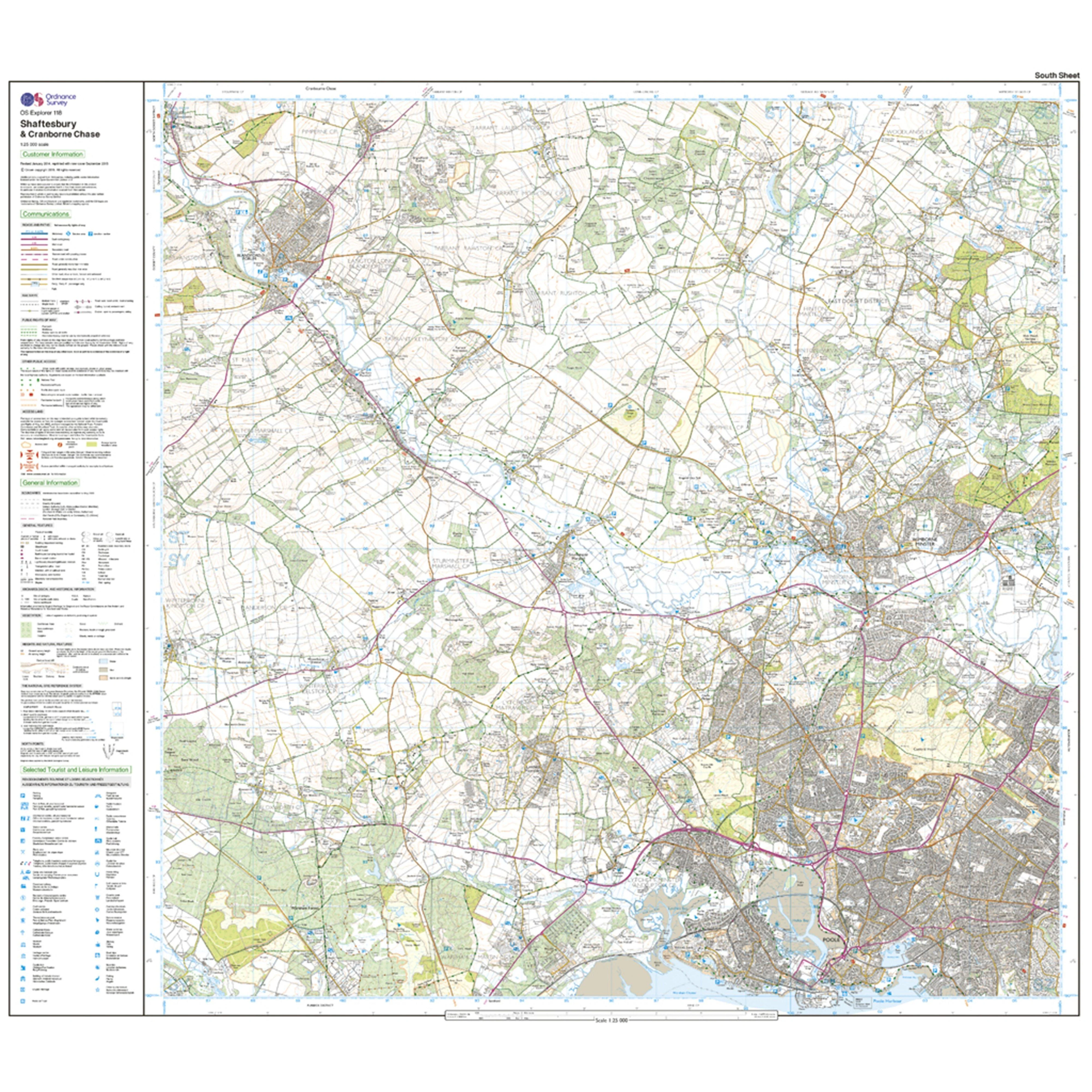 Explorer Active 118 Shaftesbury & Cranborne Chase Map With Digital Version - Image 4