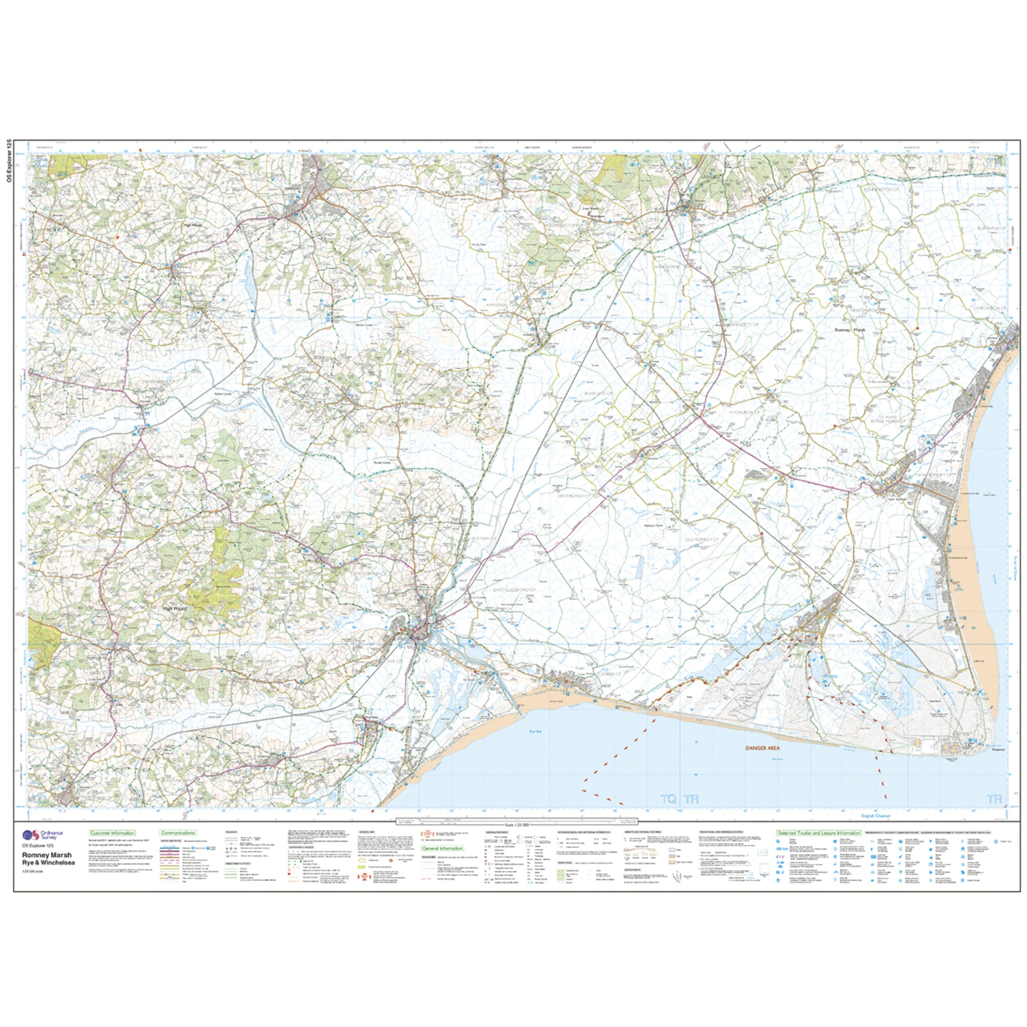 Explorer Active 125 Romneys Marsh, Rye & Winchelsea Map With Digital Version - Image 3