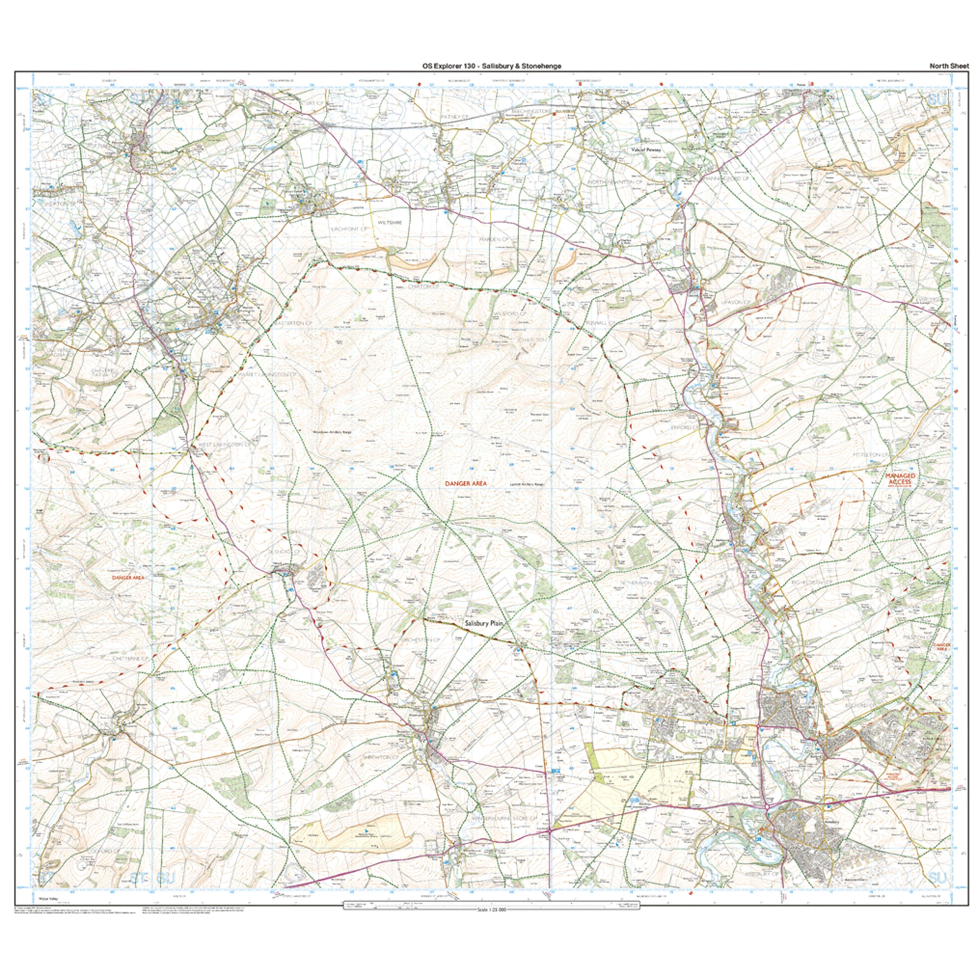 Explorer Active 130 Salisbury & Stonehenge Map With Digital Version - Image 3