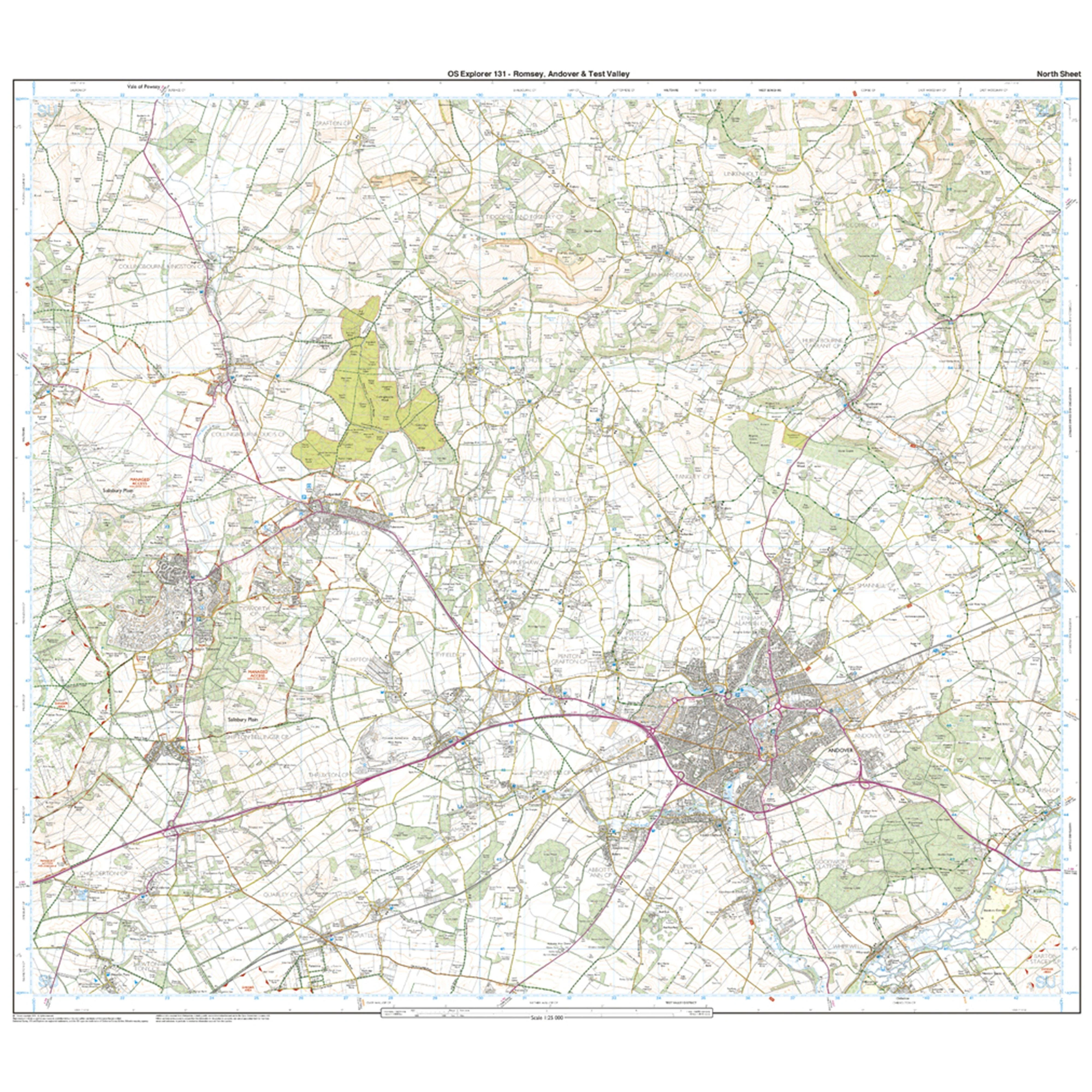 Explorer Active 131 Romsey, Andover & Test Valley Map With Digital Version - Image 3