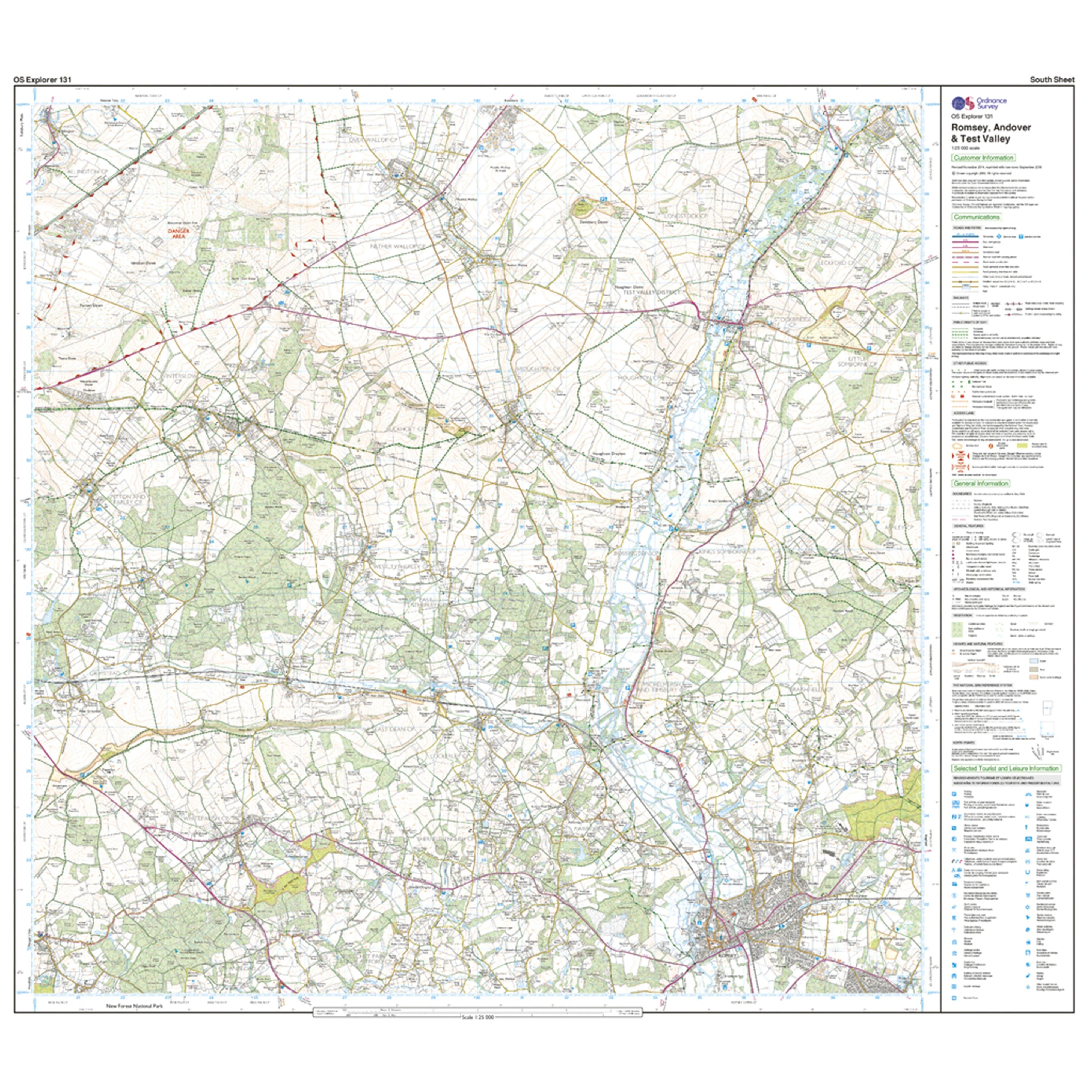 Explorer Active 131 Romsey, Andover & Test Valley Map With Digital Version - Image 4