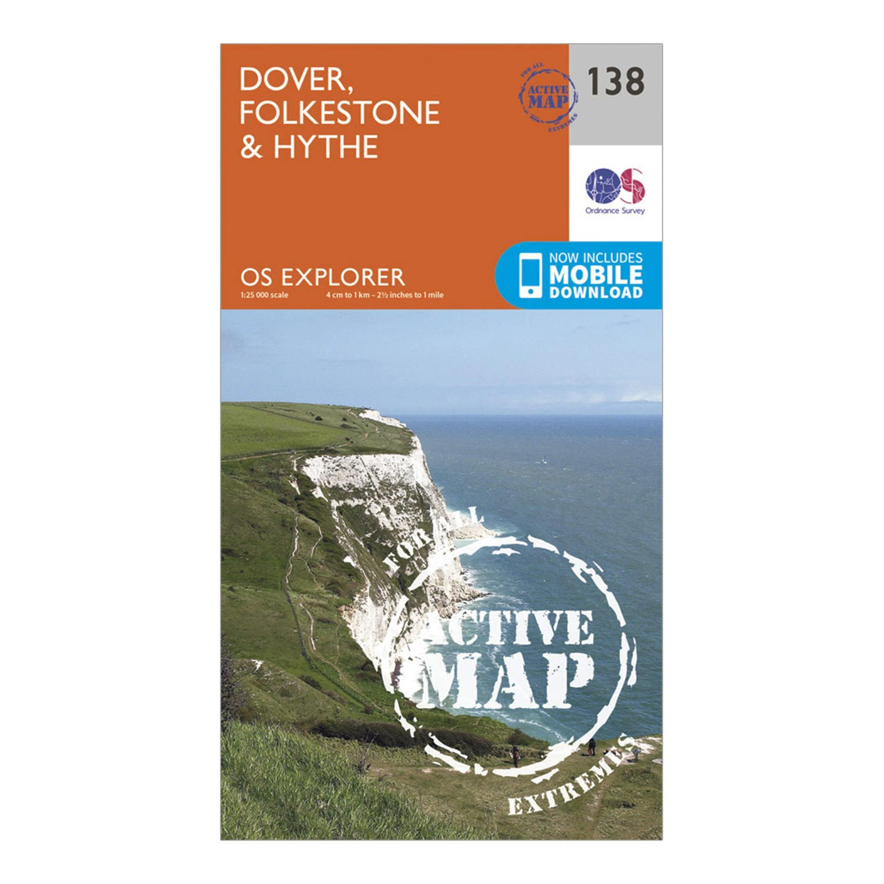Explorer Active 138 Dover, Folkstore & Hythe Map With Digital Version - Image 4