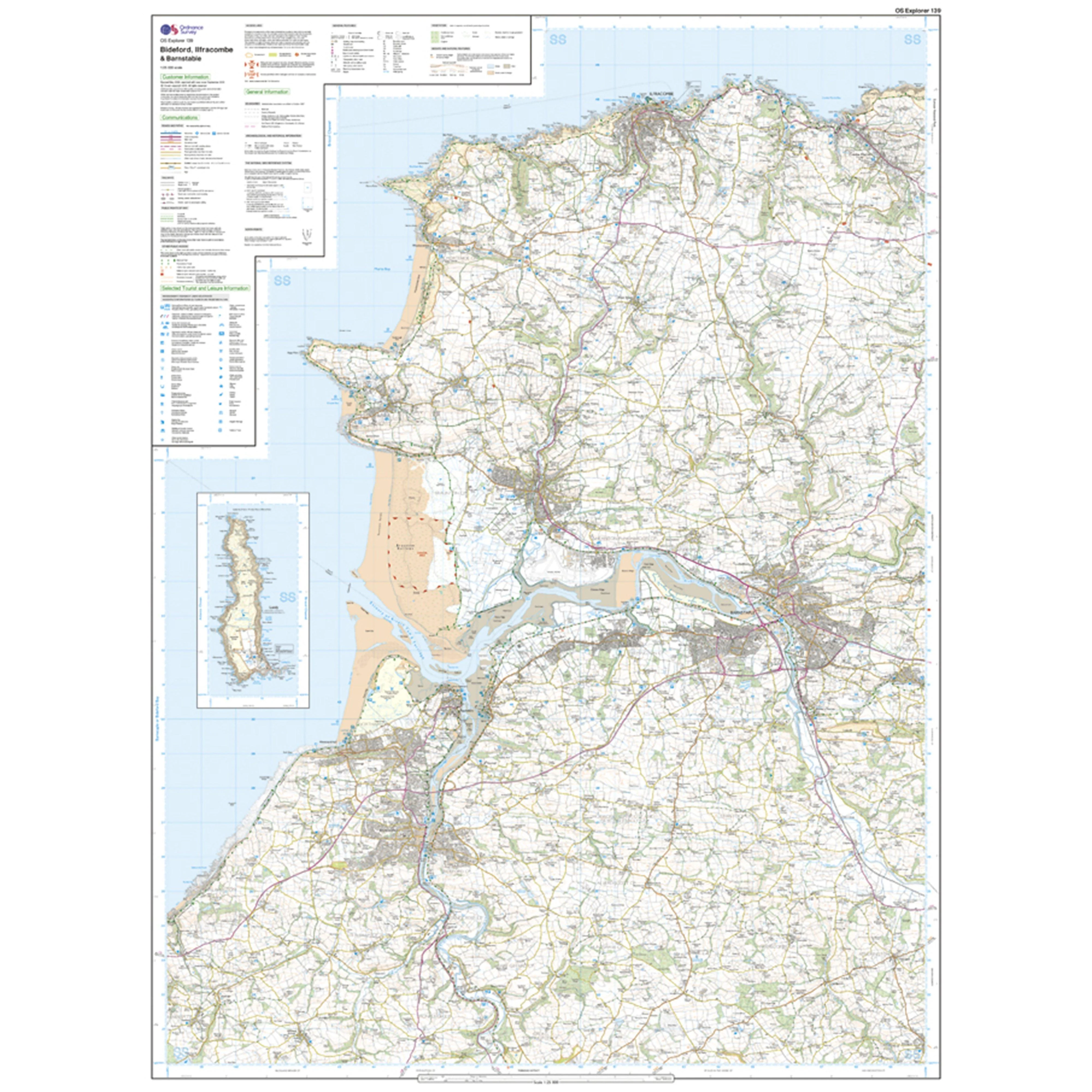 Explorer Active 139 Bideford, Ilfracombe & Barnstaple Map With Digital Version - Image 3