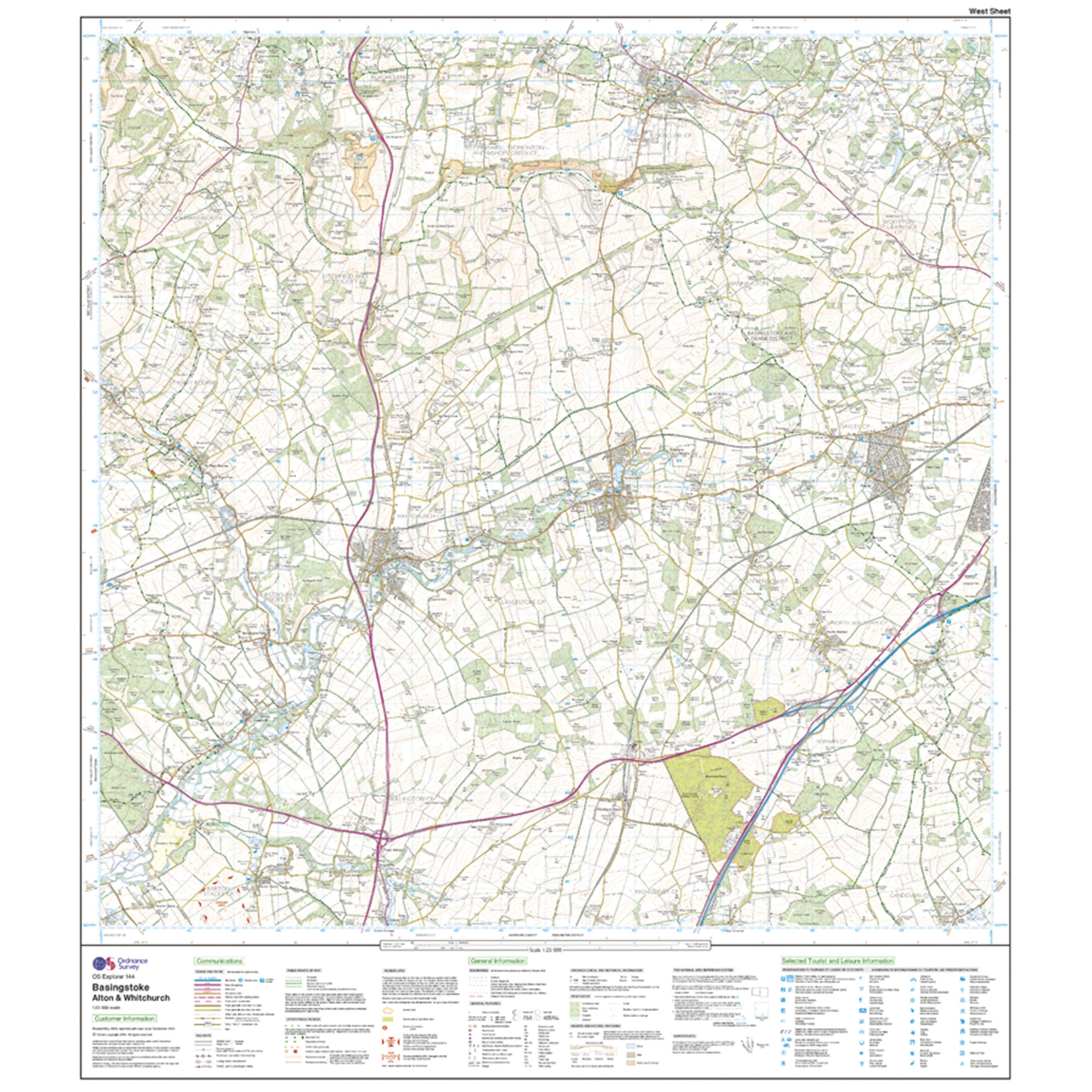 Explorer Active 144 Basingstoke, Alton & Whitchurch Map With Digital Version - Image 4