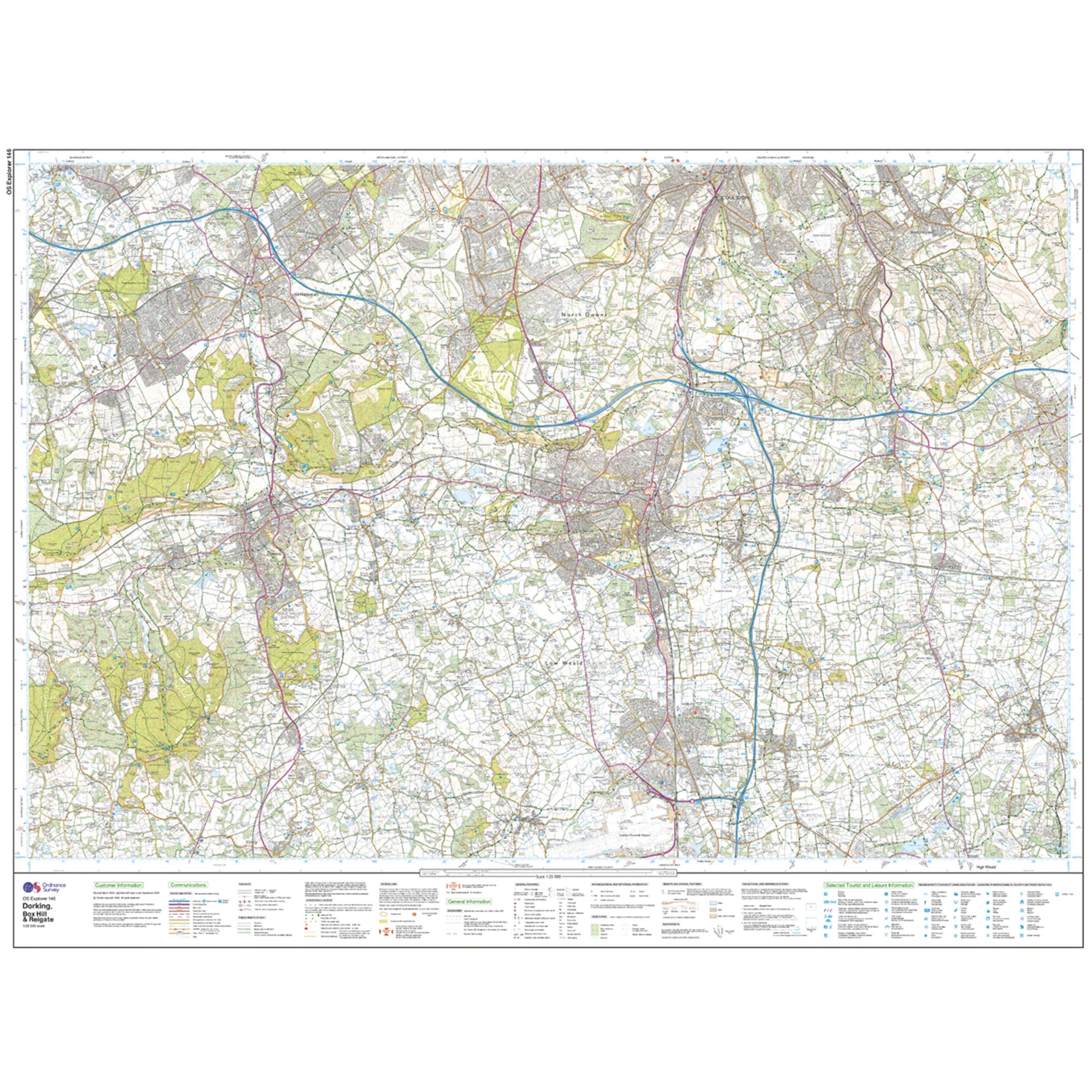 Explorer Active 146 Dorking, Box Hill & Reigate Map With Digital Version - Image 3