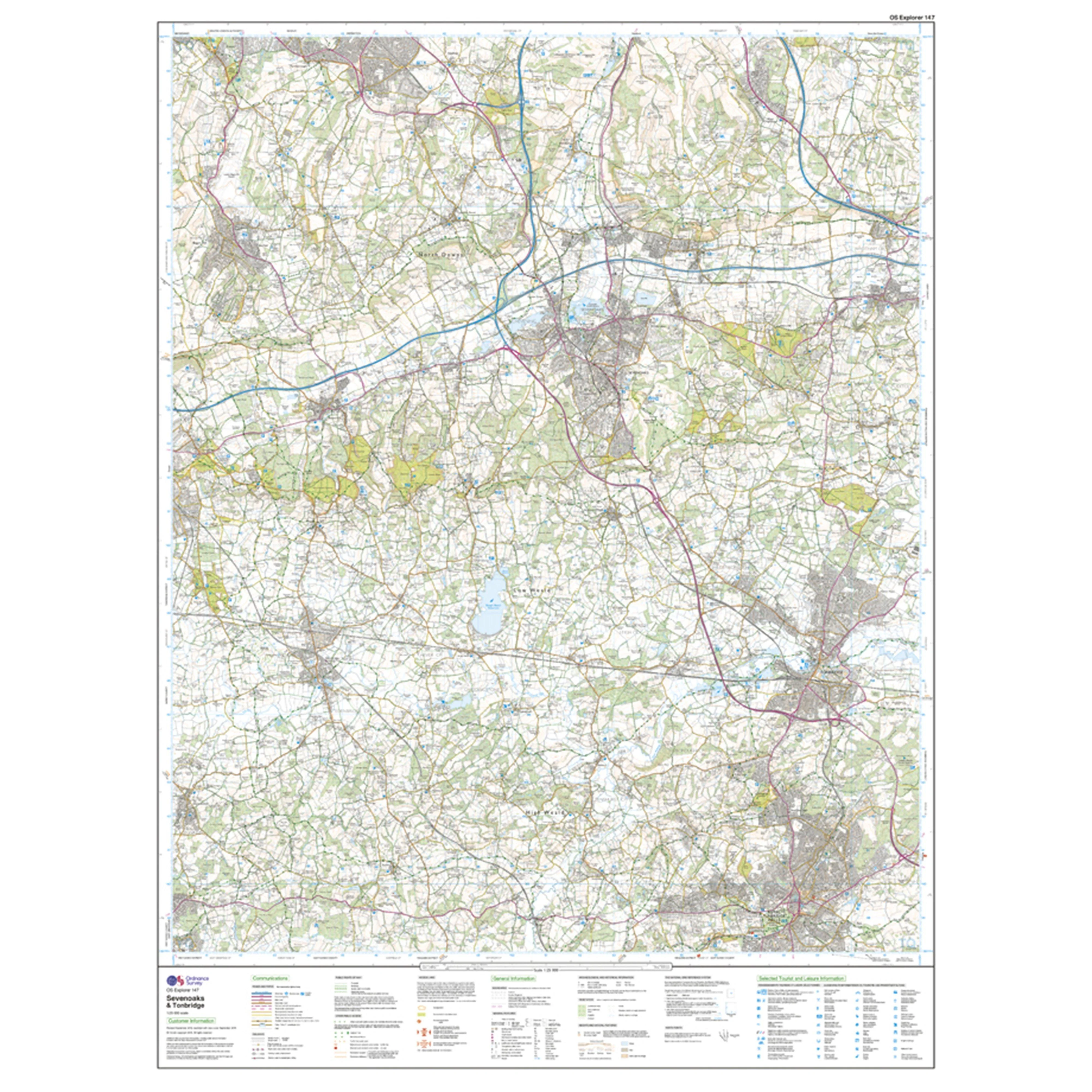 Explorer Active 147 Sevenoaks & Tonbridge Map With Digital Version - Image 3