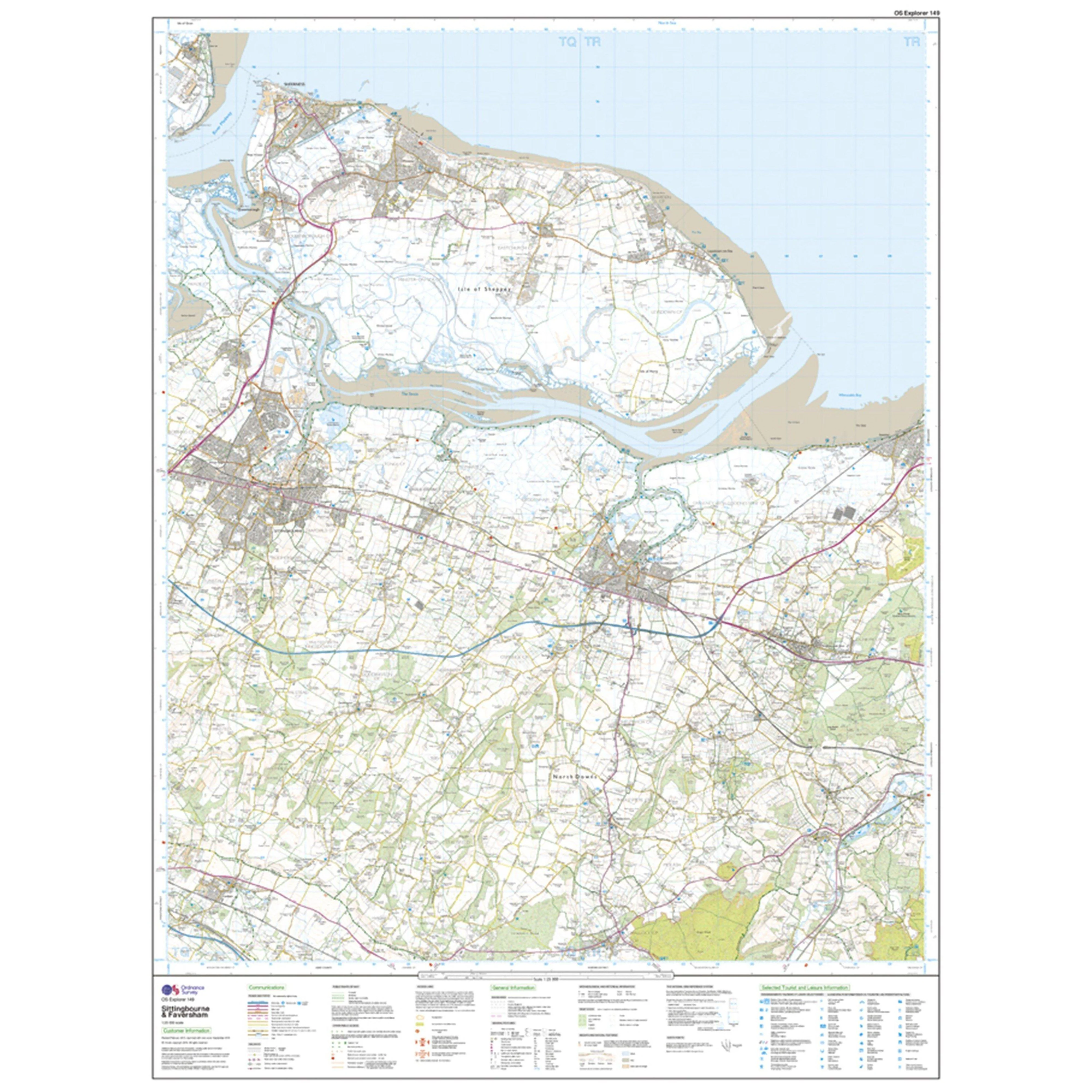 Explorer Active 149 Sittingbourne & Faversham Map With Digital Version - Image 3