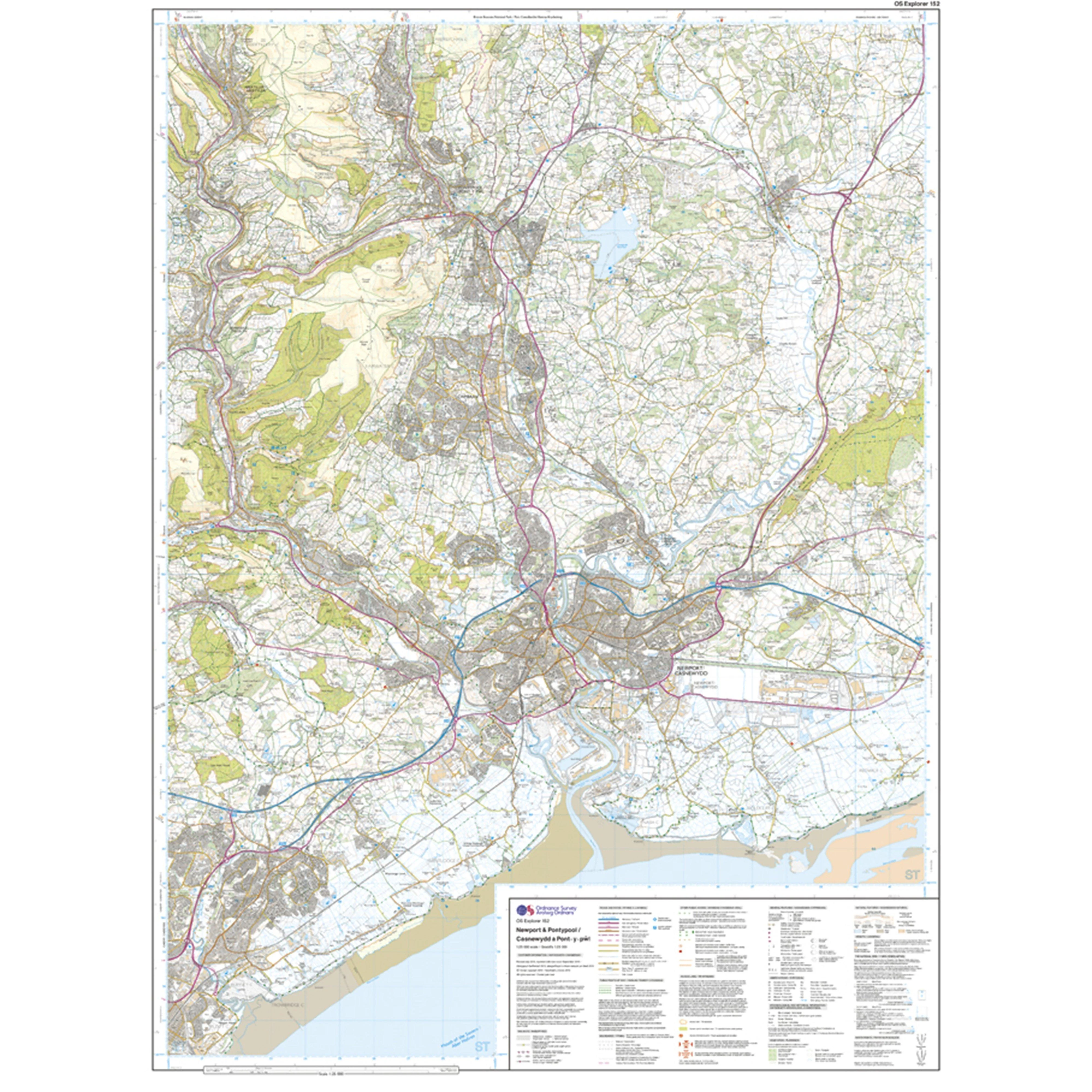 Explorer Active 152 Newport & Pontypool Map With Digital Version - Image 3