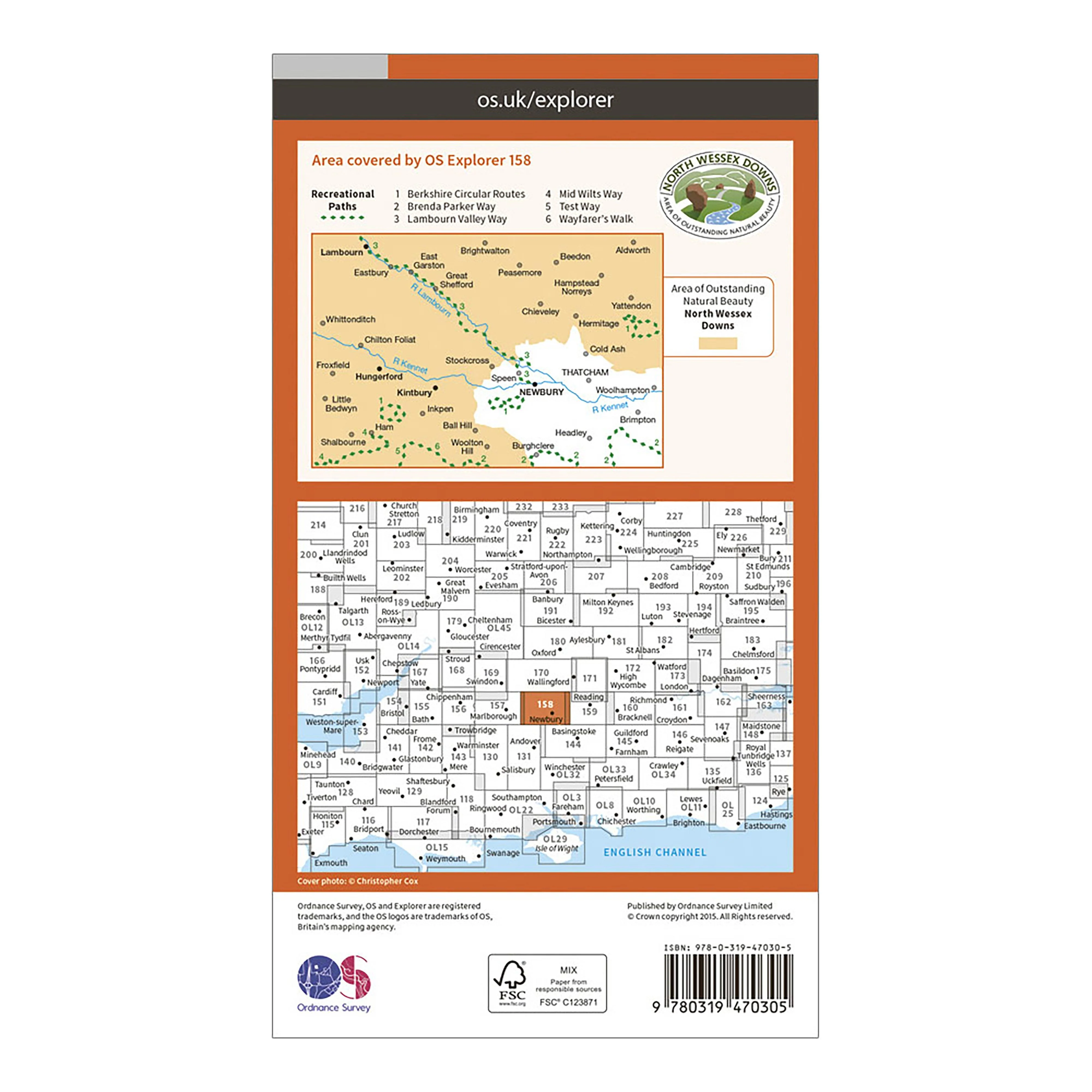 Explorer Active 158 Newbury  Hungerford Map With Digital Version - Image 2