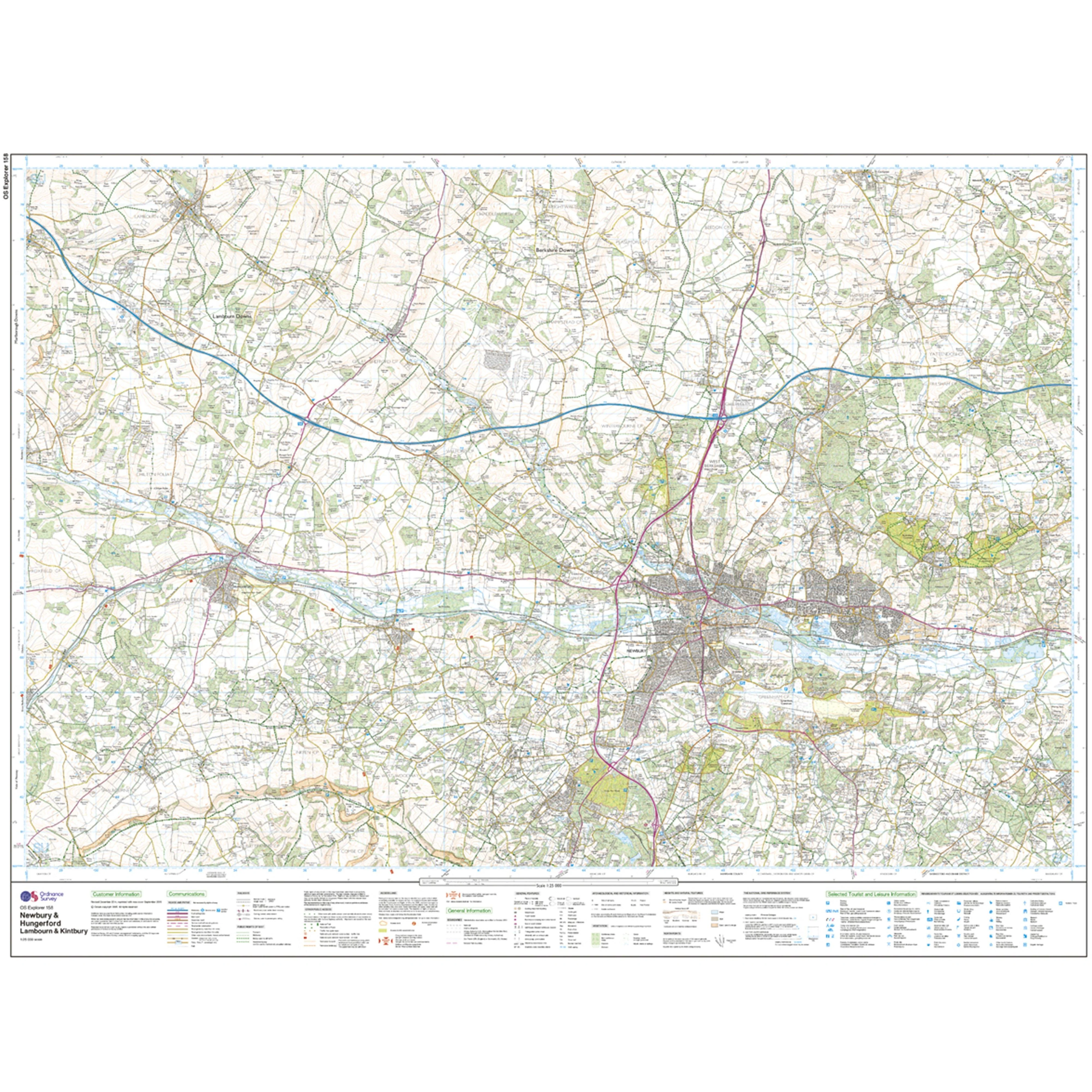 Explorer Active 158 Newbury  Hungerford Map With Digital Version - Image 3