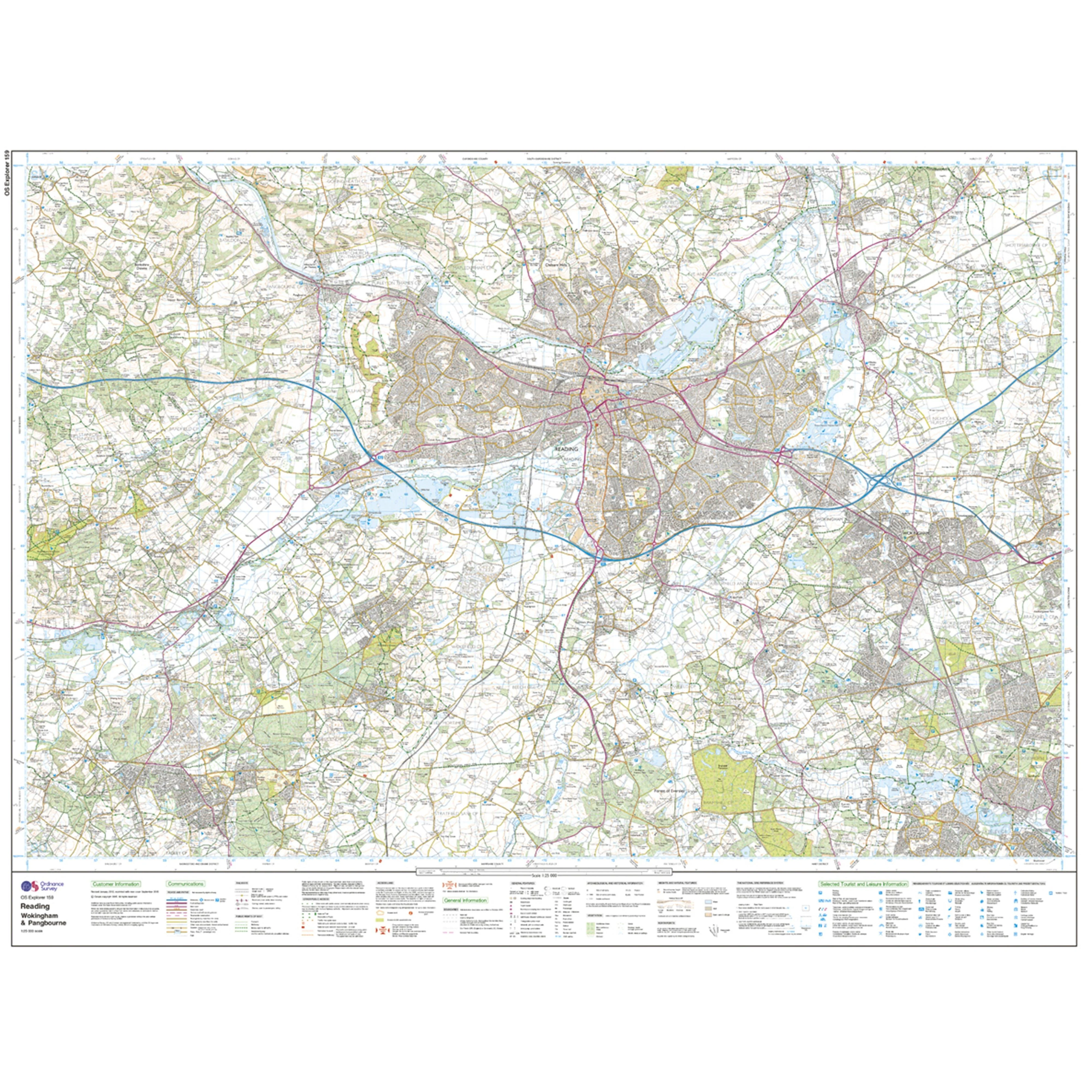 Explorer Active 159 Reading, Wokingshire & Pangbourne Map With Digital Version - Image 3
