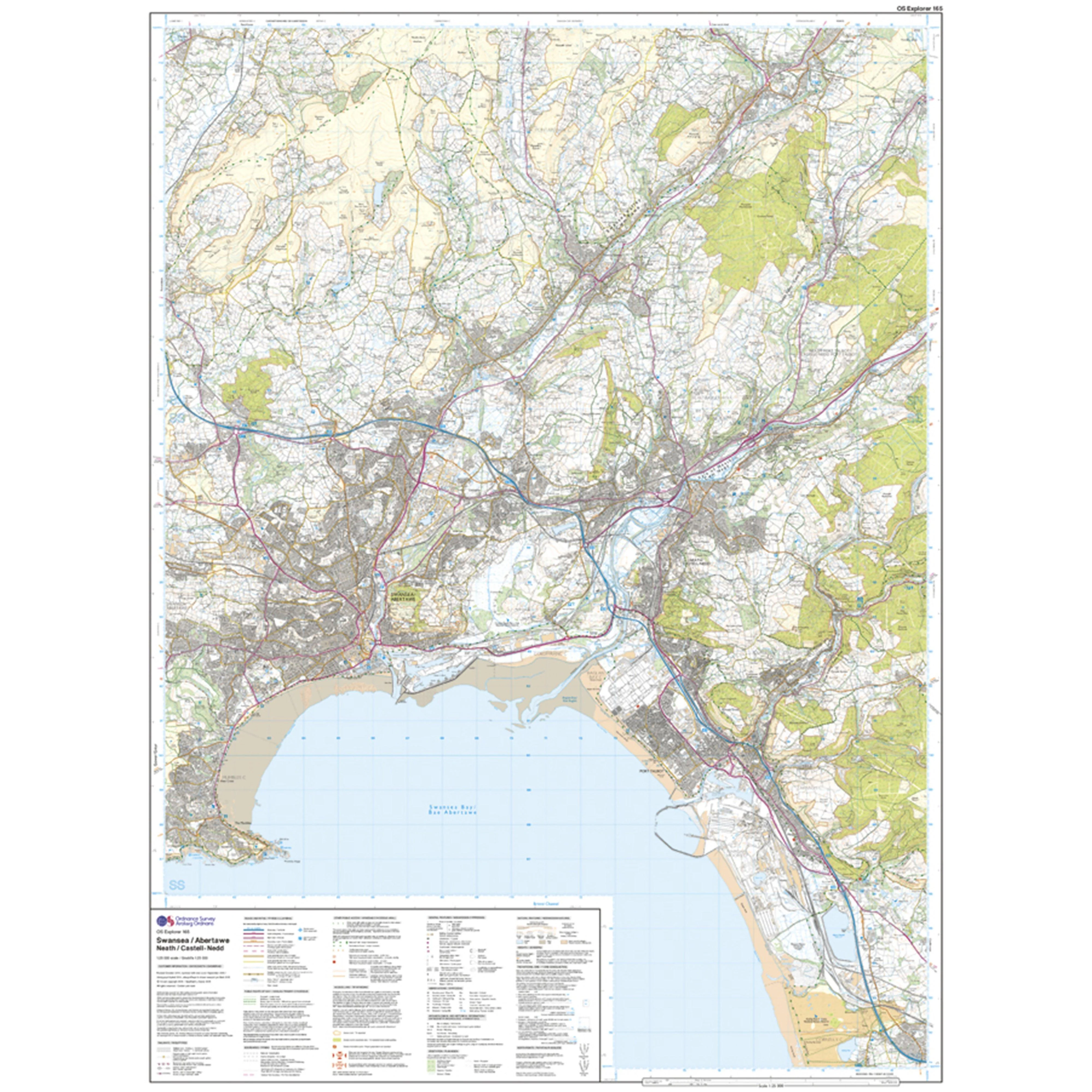 Explorer Active 165 Swansea, Neath & Port Talbot Map With Digital Version - Image 3