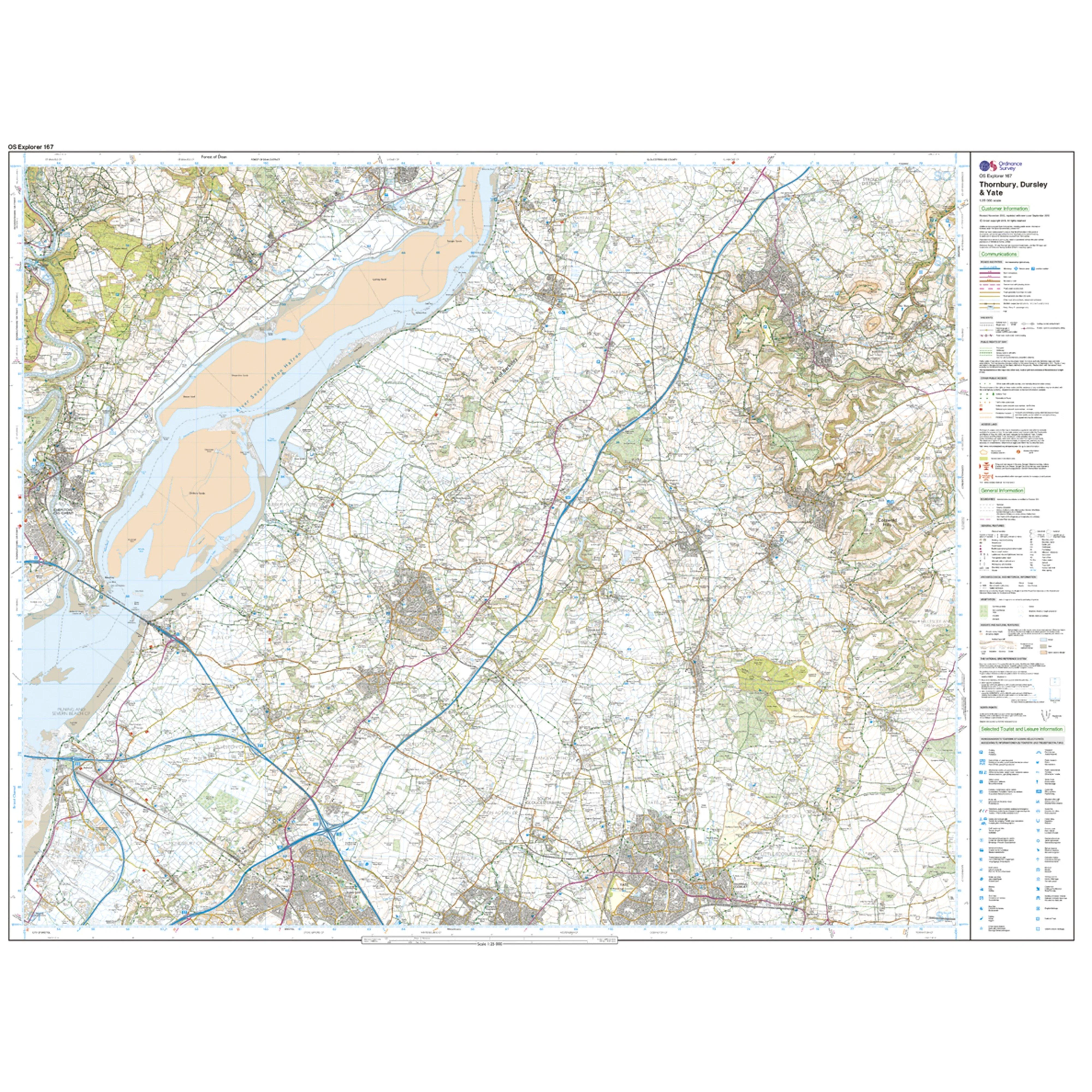 Explorer Active 167 Thornbury, Dursley & Yate Map With Digital Version - Image 3