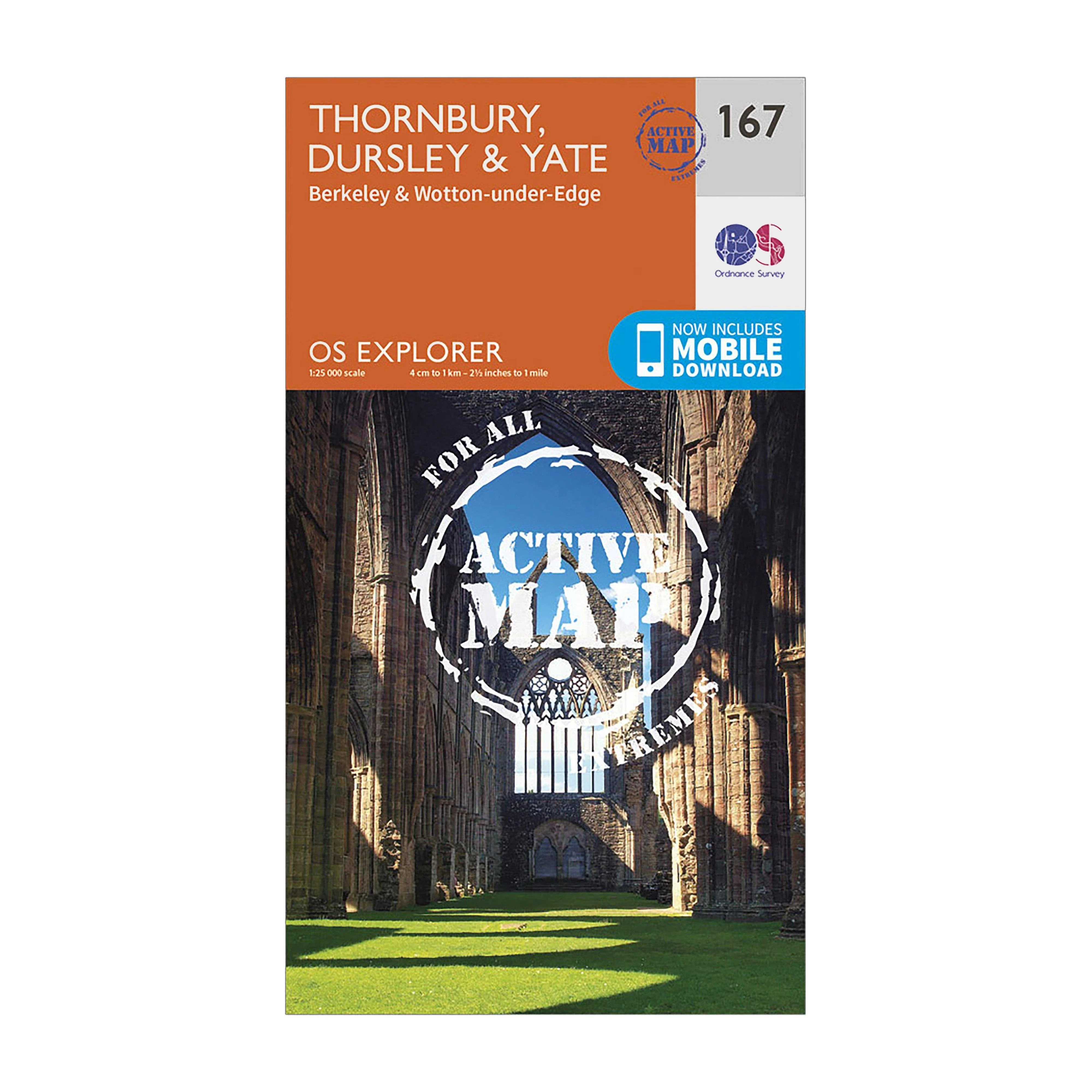 Explorer Active 167 Thornbury, Dursley & Yate Map With Digital Version - Image 4