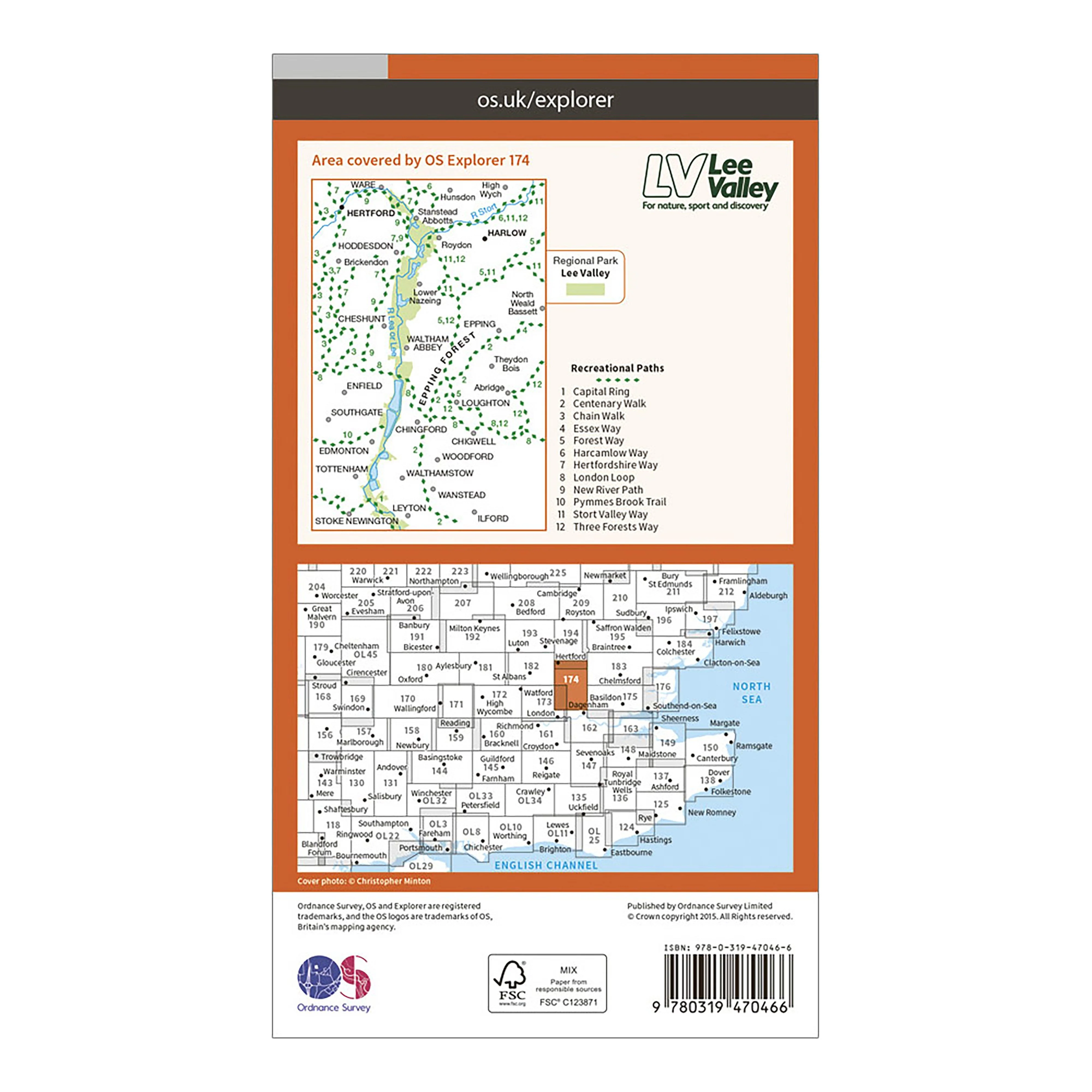 Explorer Active 174 Epping Forest & Lee Valley Map with Digital Version - Image 2
