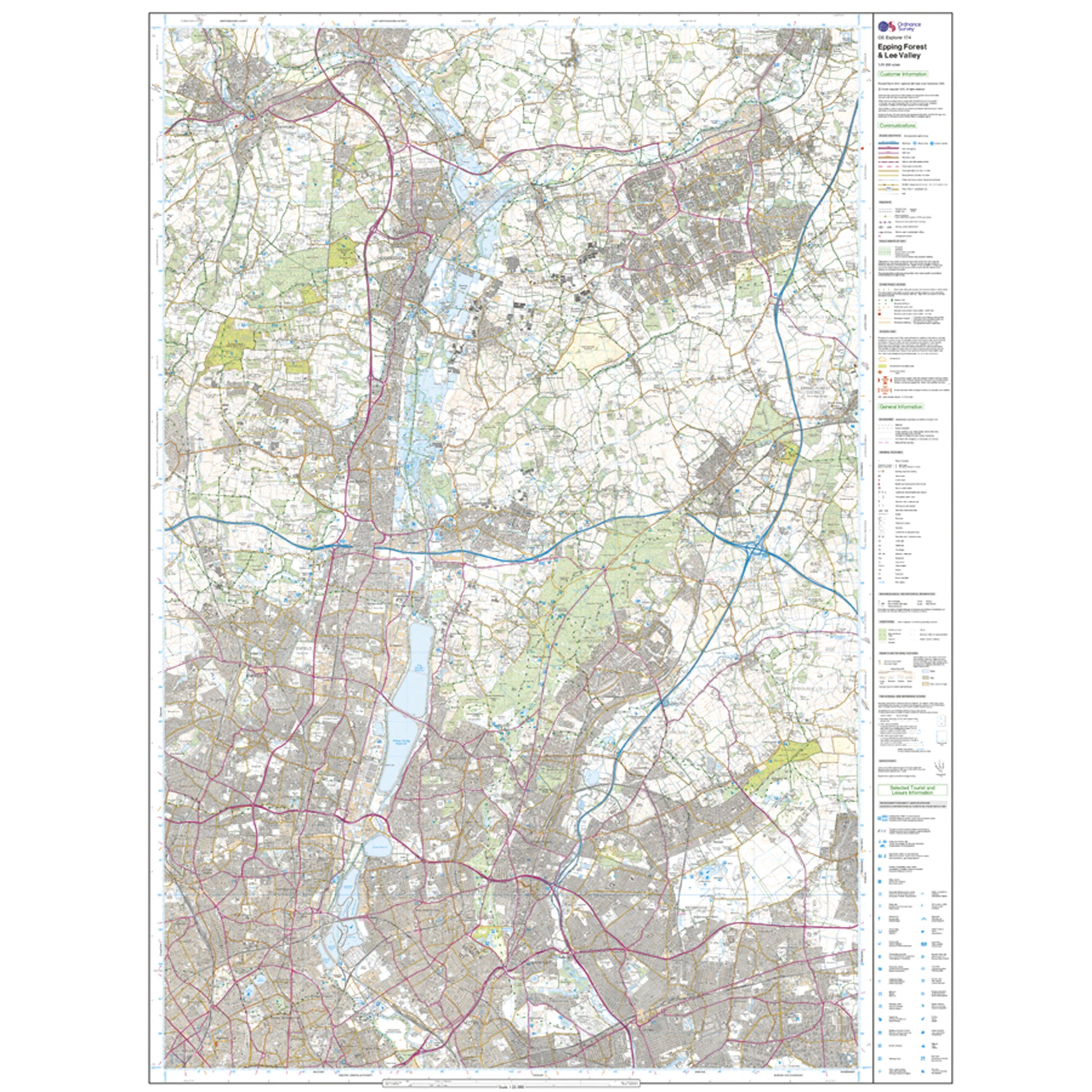 Explorer Active 174 Epping Forest & Lee Valley Map with Digital Version - Image 3