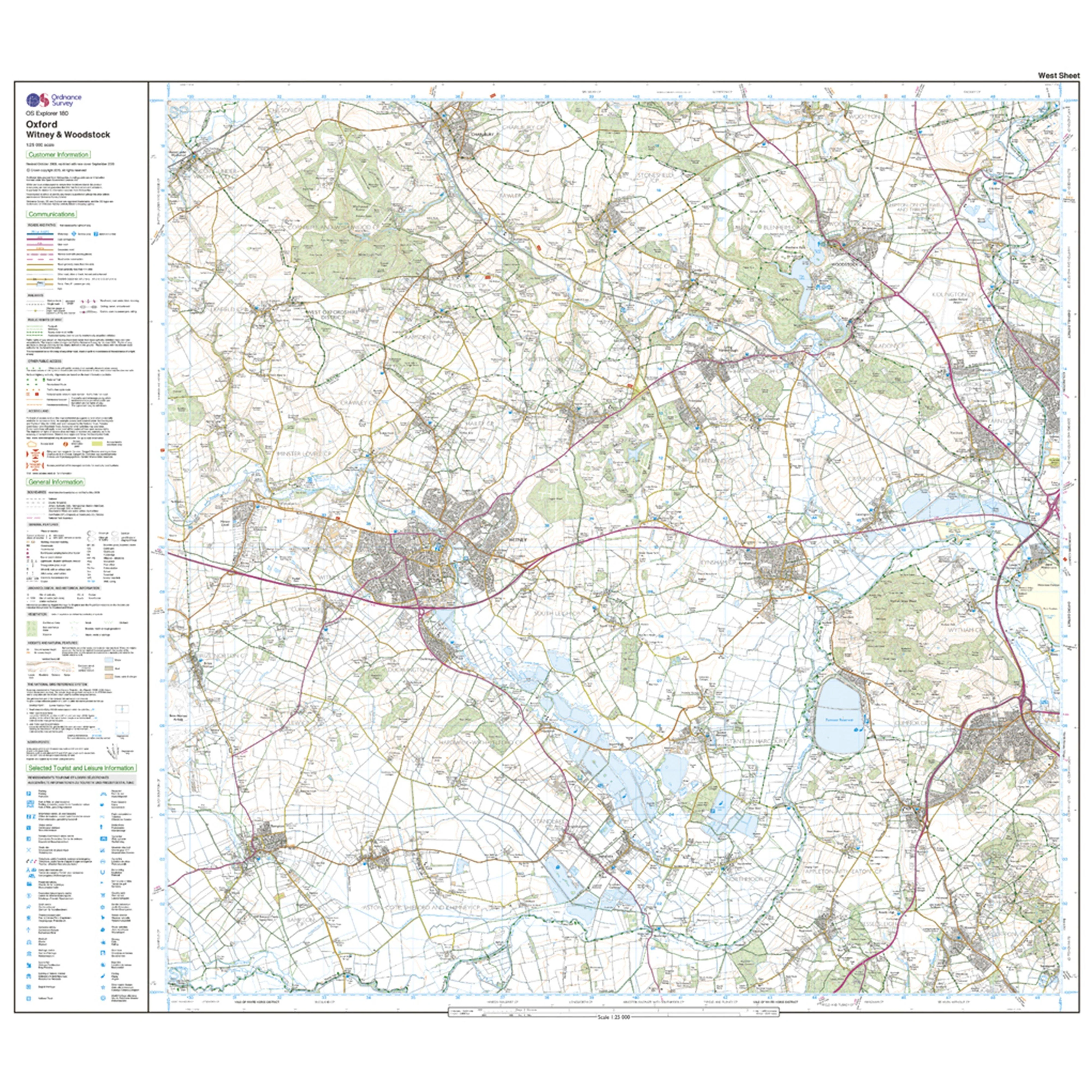Explorer Active 180 Oxford, Witney & Woodstock Map With Digital Version - Image 4