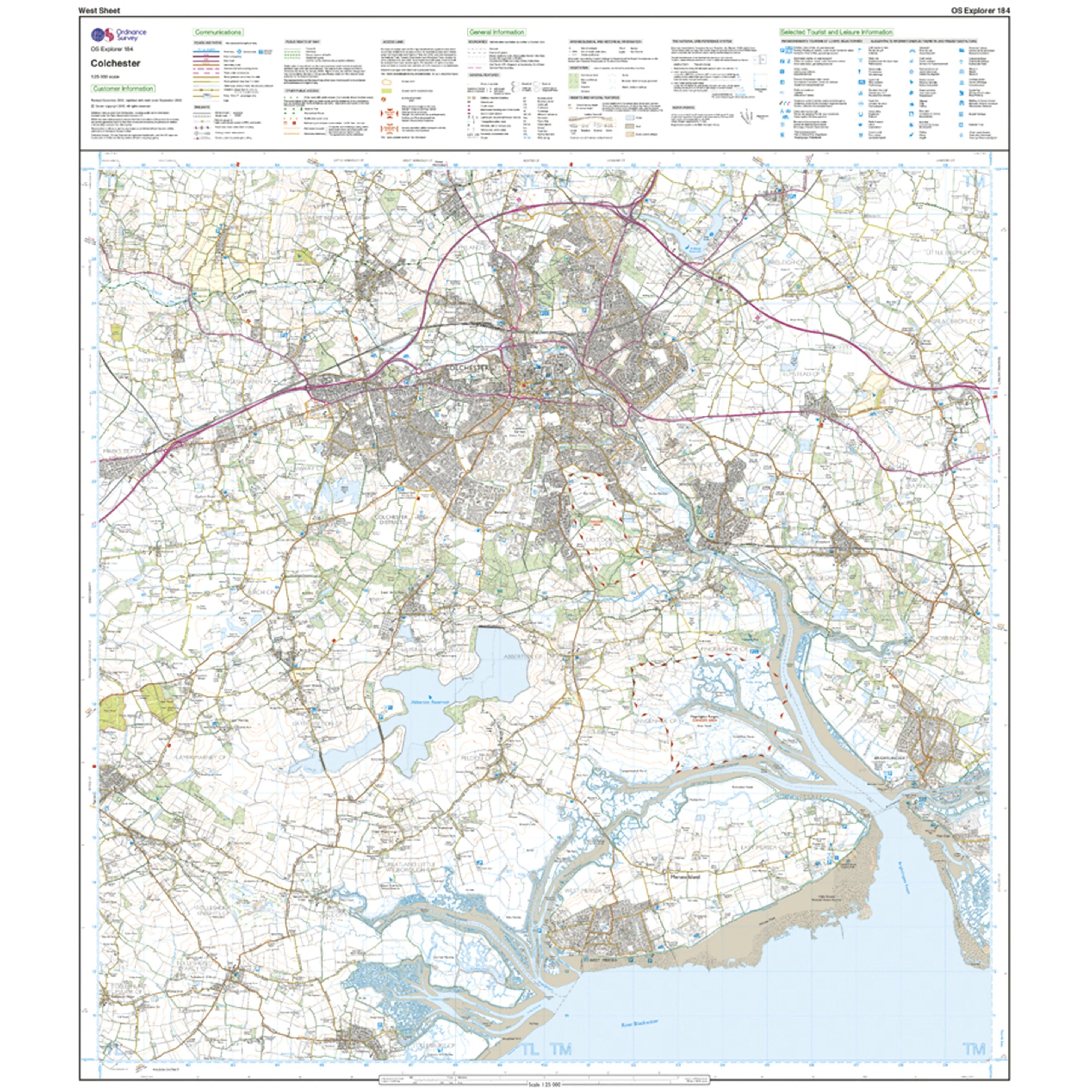 Explorer Active 184 Colchester, Harwick & Clacton-on-Sea Map With Digital Version - Image 4
