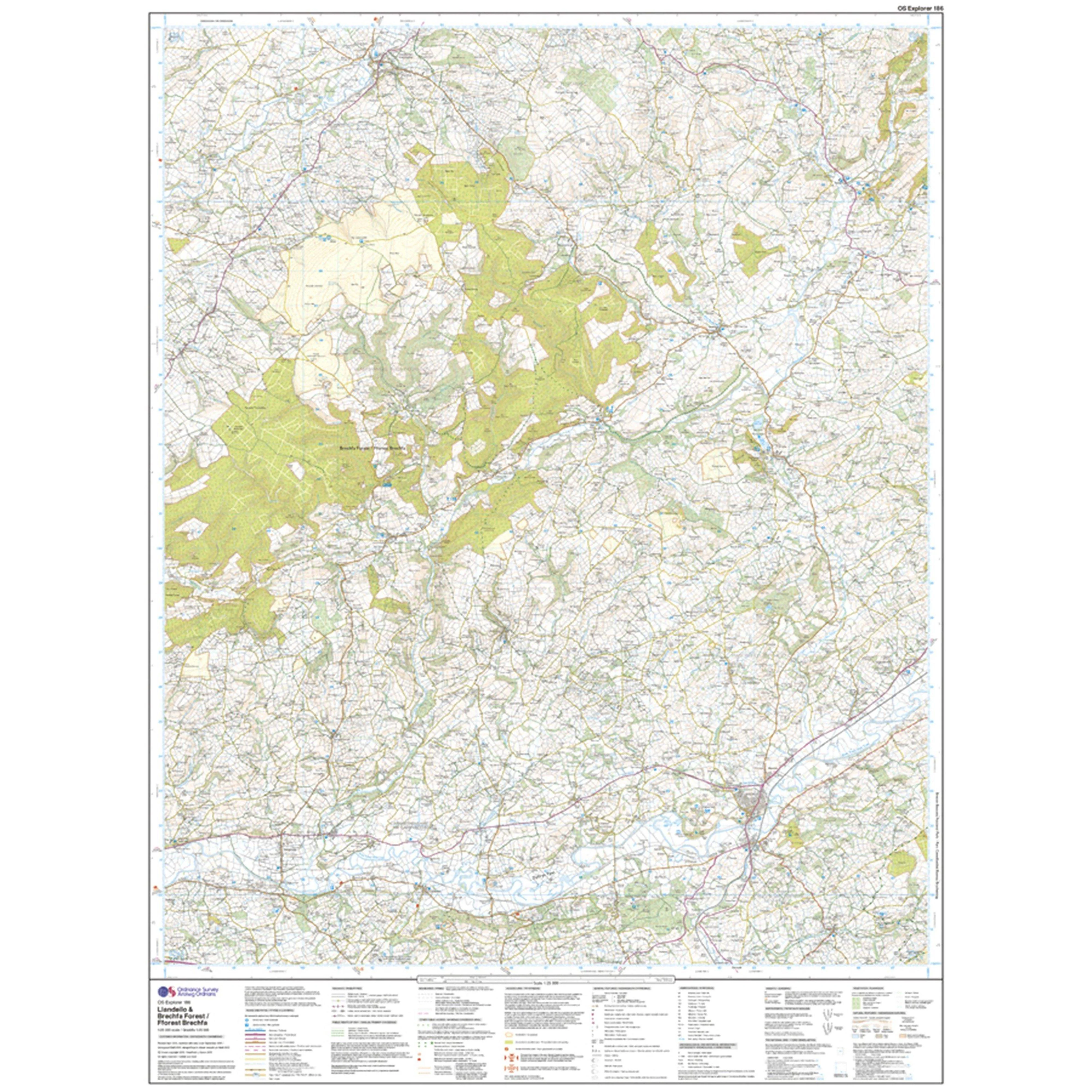Explorer Active 186 Llandeilo & Brechfa Forest Map With Digital Version - Image 3