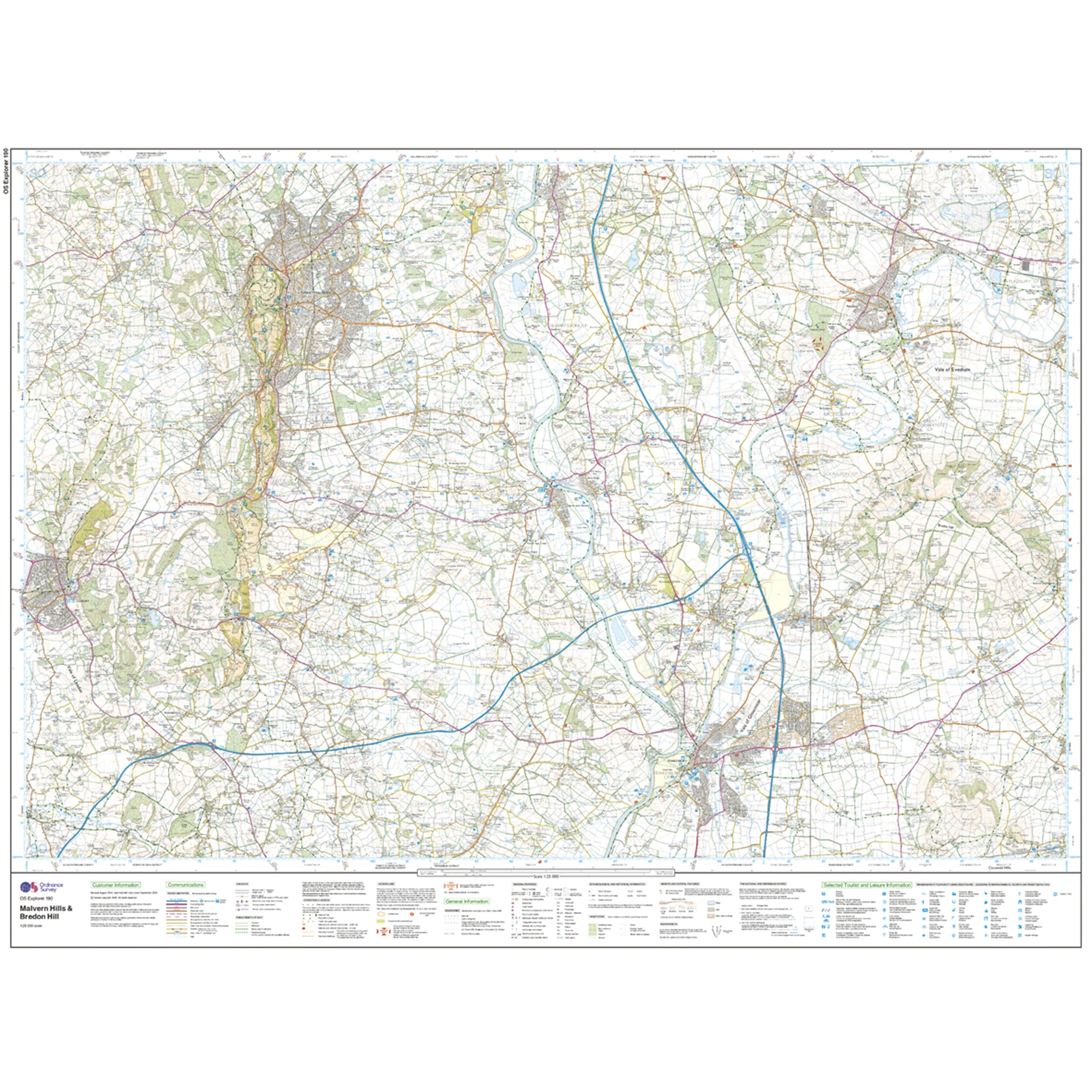 Explorer Active 190 Malvern Hills & Bredon Hill Map With Digital Version - Image 3