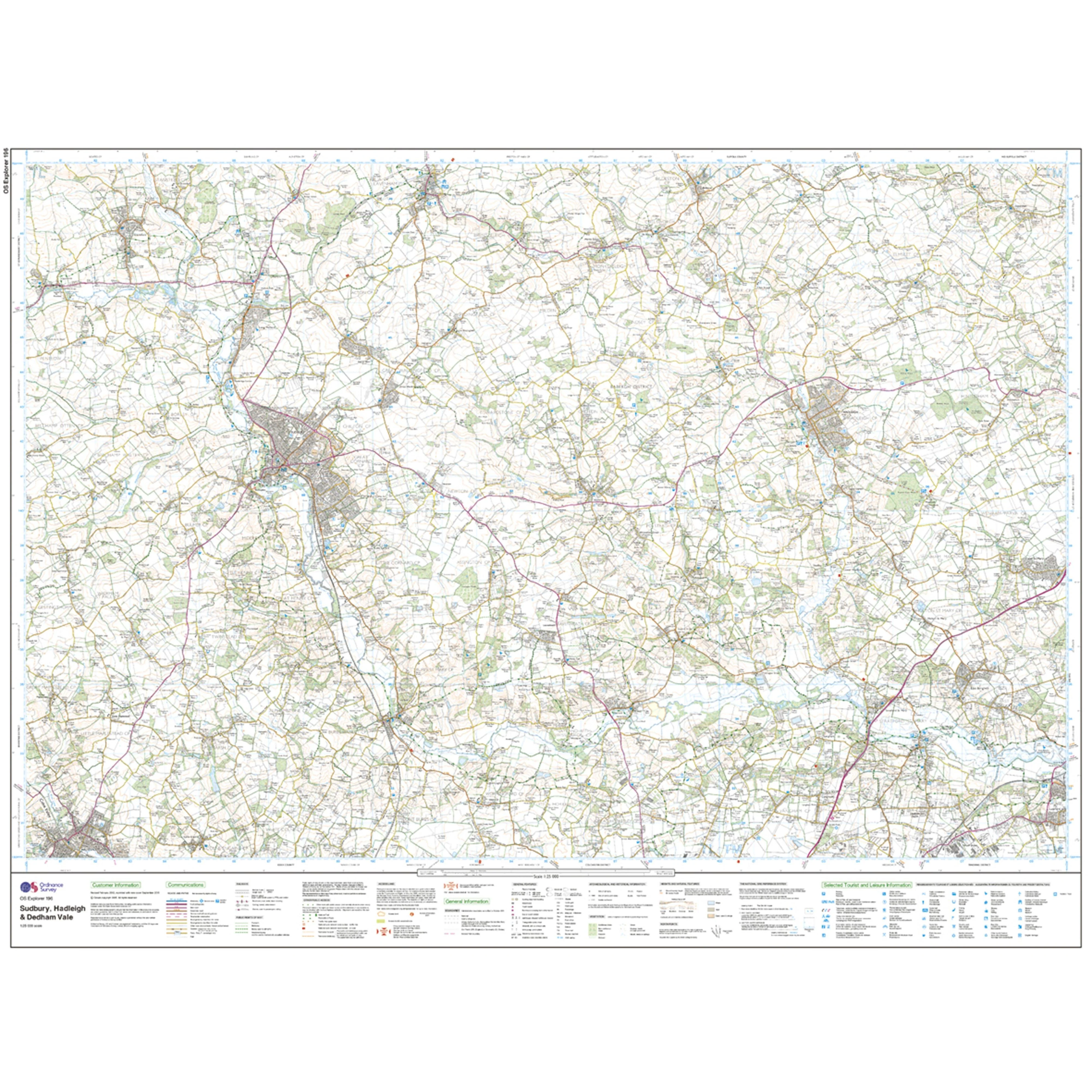 Explorer Active 196 Sudbury, Hadleigh & Dedham Vale Map With Digital Version - Image 3