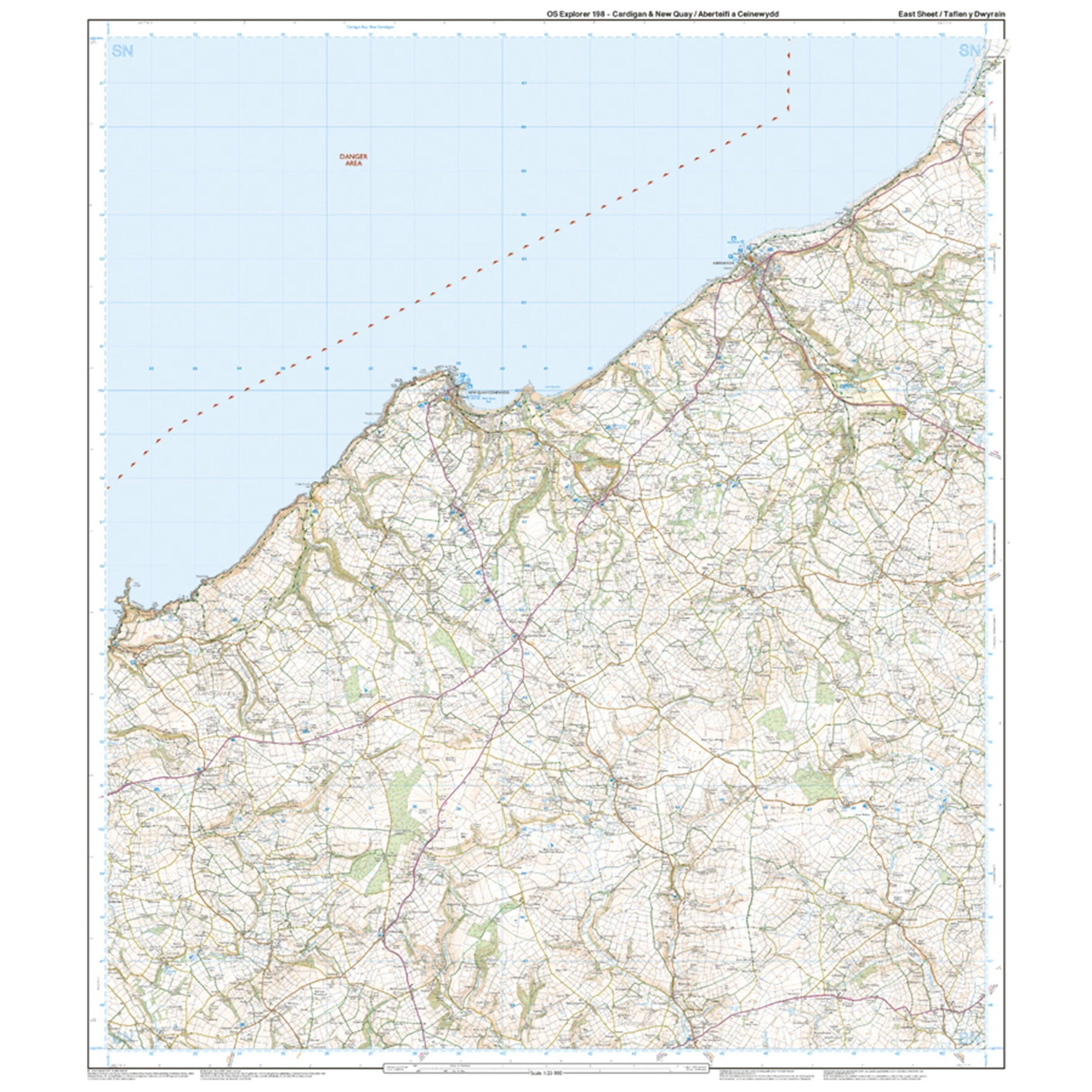 Explorer Active 198 Cardigan & New Quay Map With Digital Version - Image 3