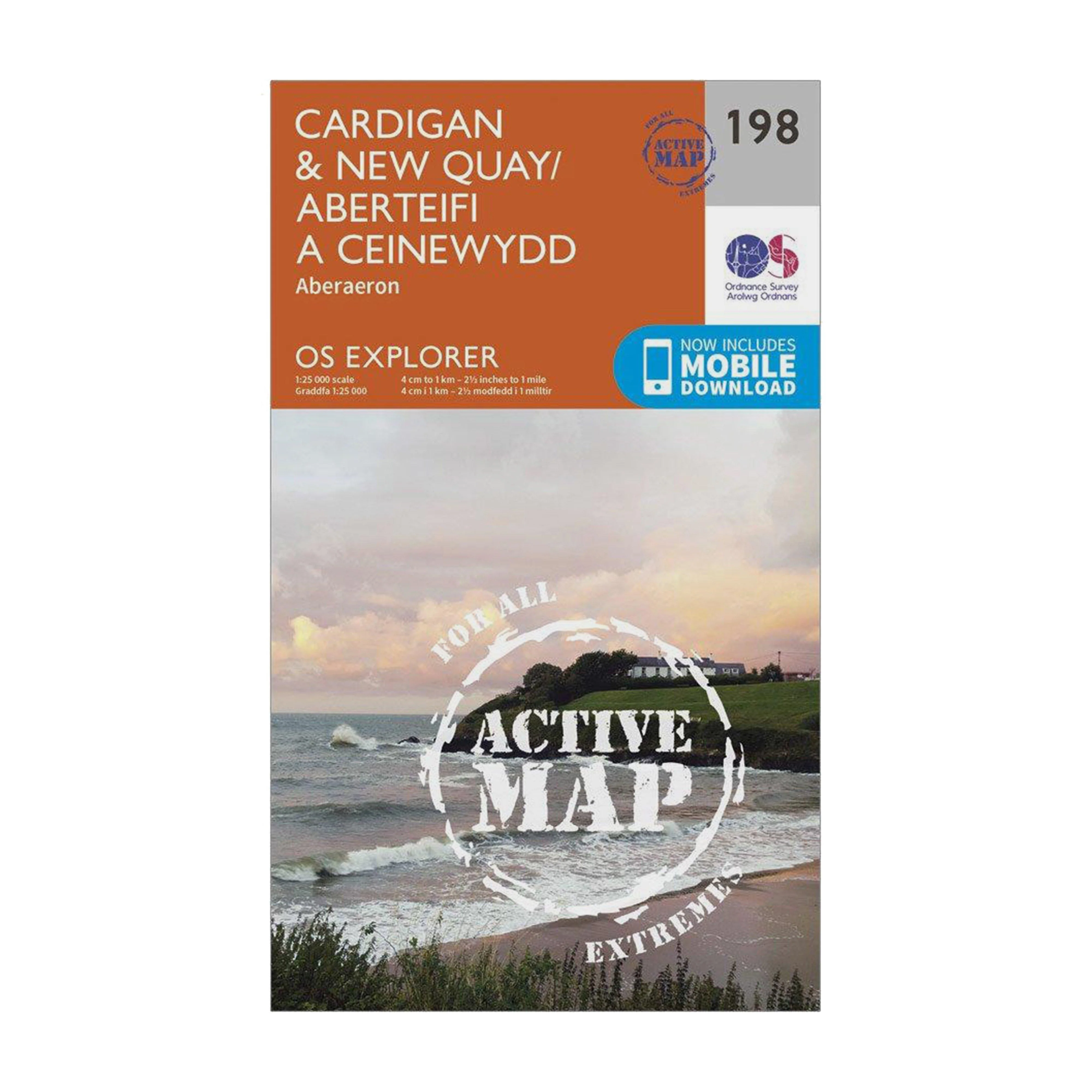 Explorer Active 198 Cardigan & New Quay Map With Digital Version - Image 5