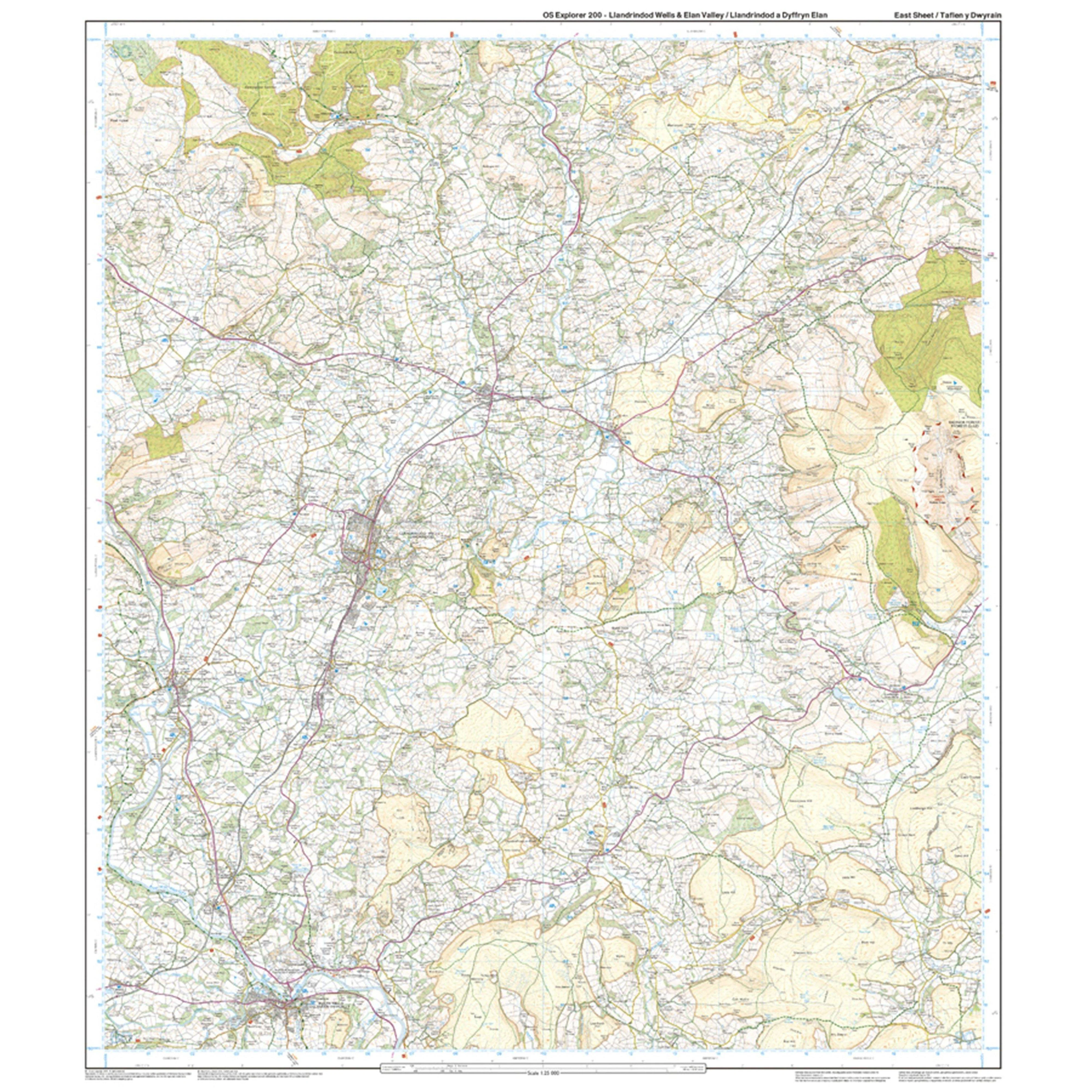Explorer Active 200 Llandrindod Wells & Elan Valley Map With Digital Version - Image 3