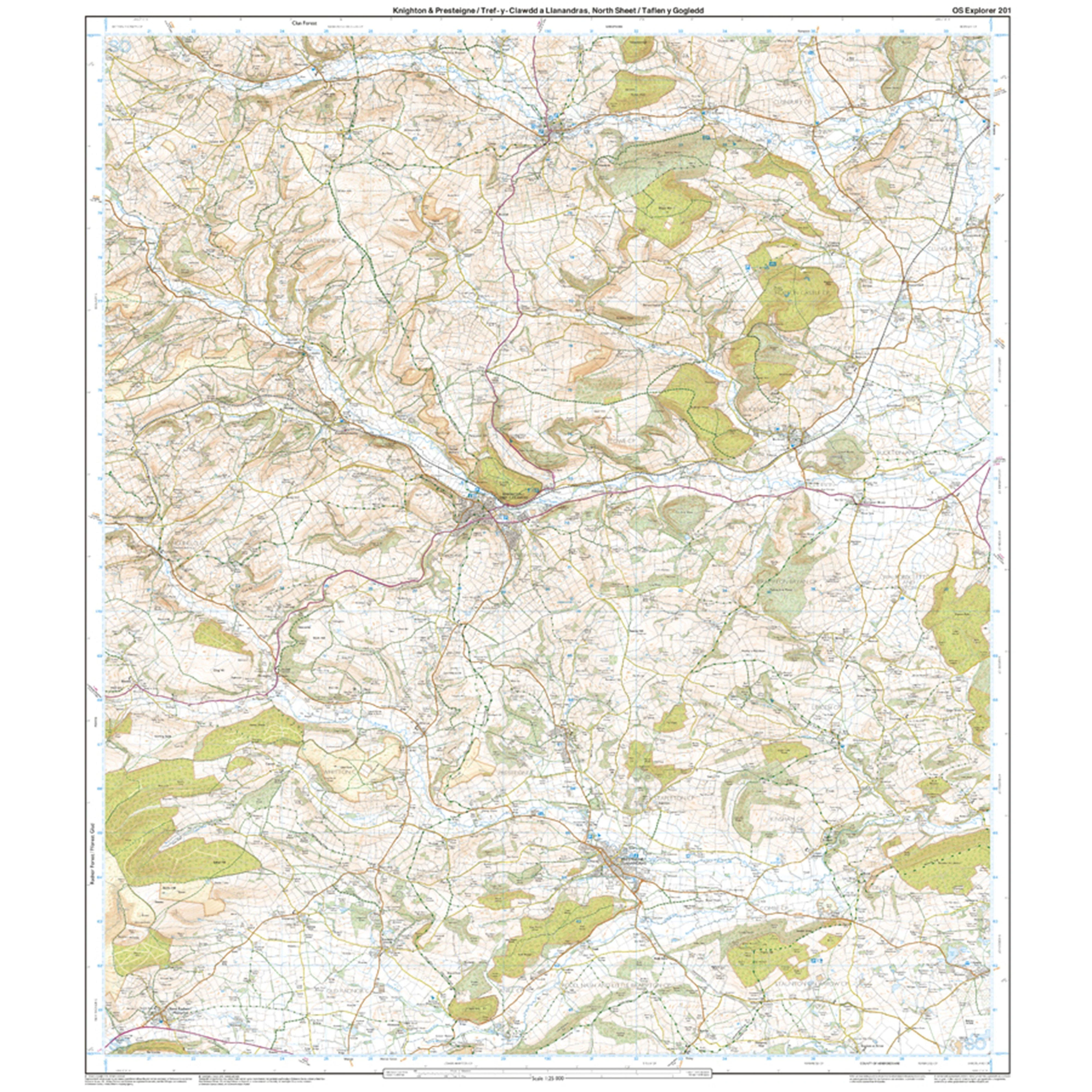 Explorer Active 201 Knighton  Presteigne Map With Digital Version - Image 3