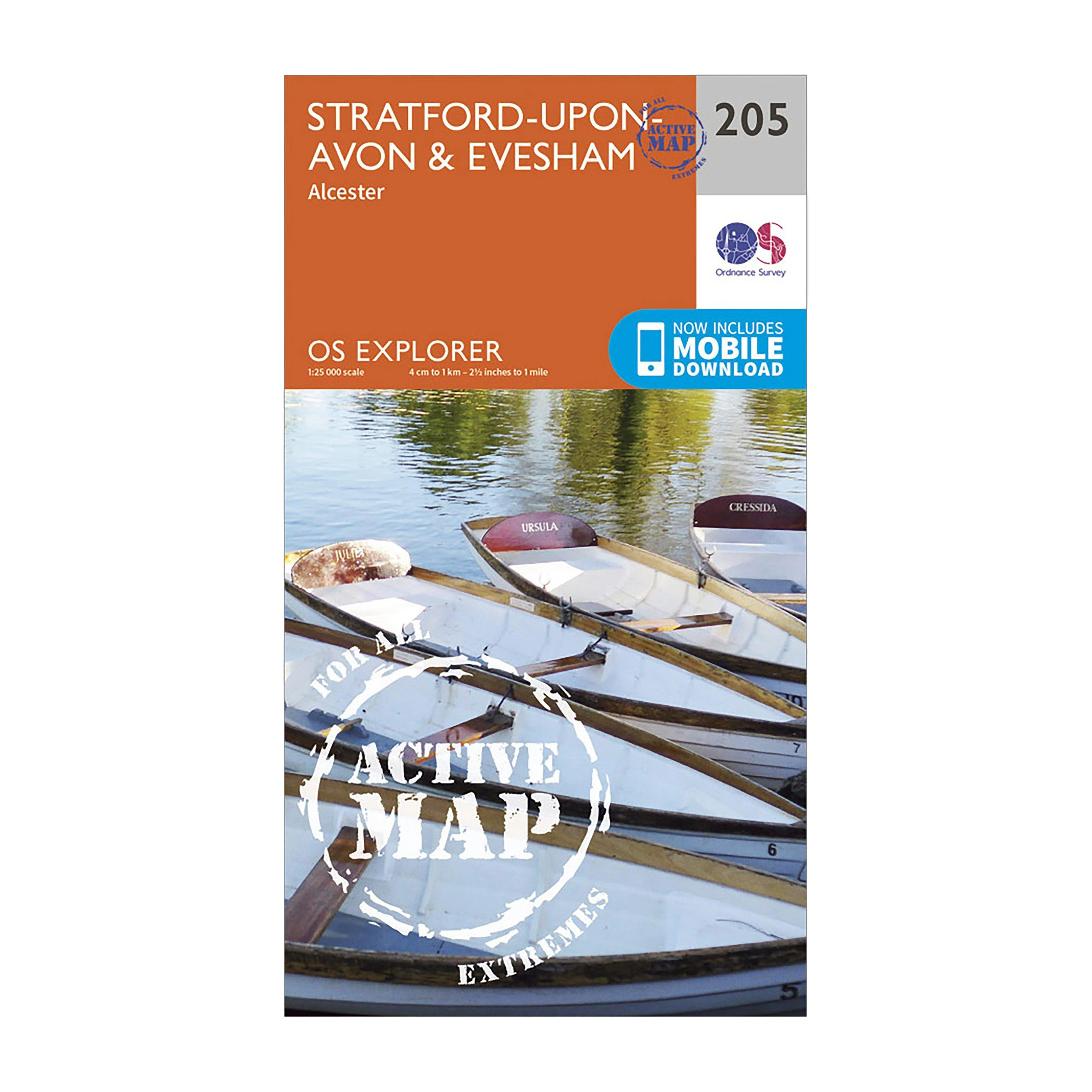 Explorer Active 205 Stratford-upon-Avon & Evesham Map With Digital Version - Image 4