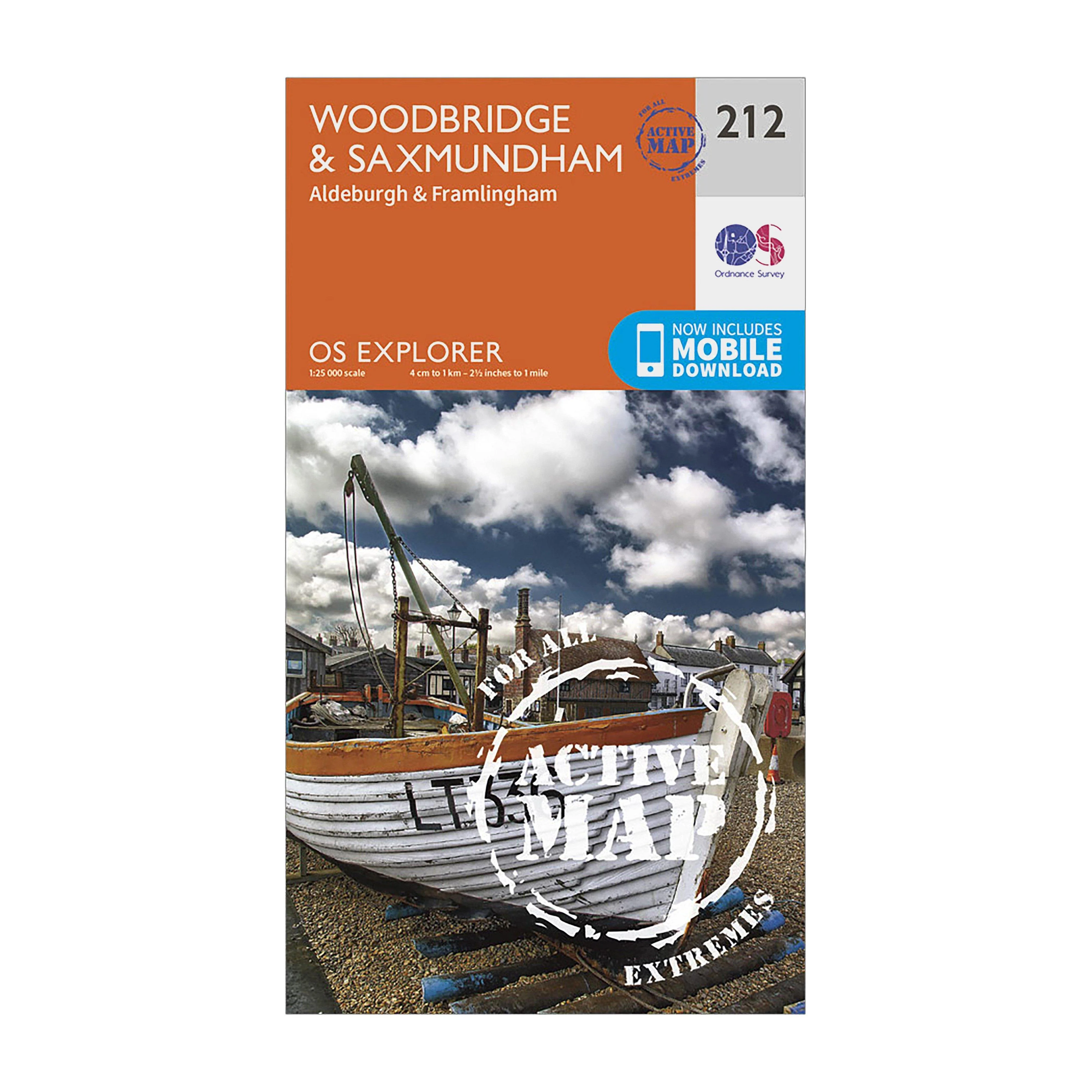 Explorer Active 212 Woodbridge & Saxmundham Map With Digital Version - Image 4