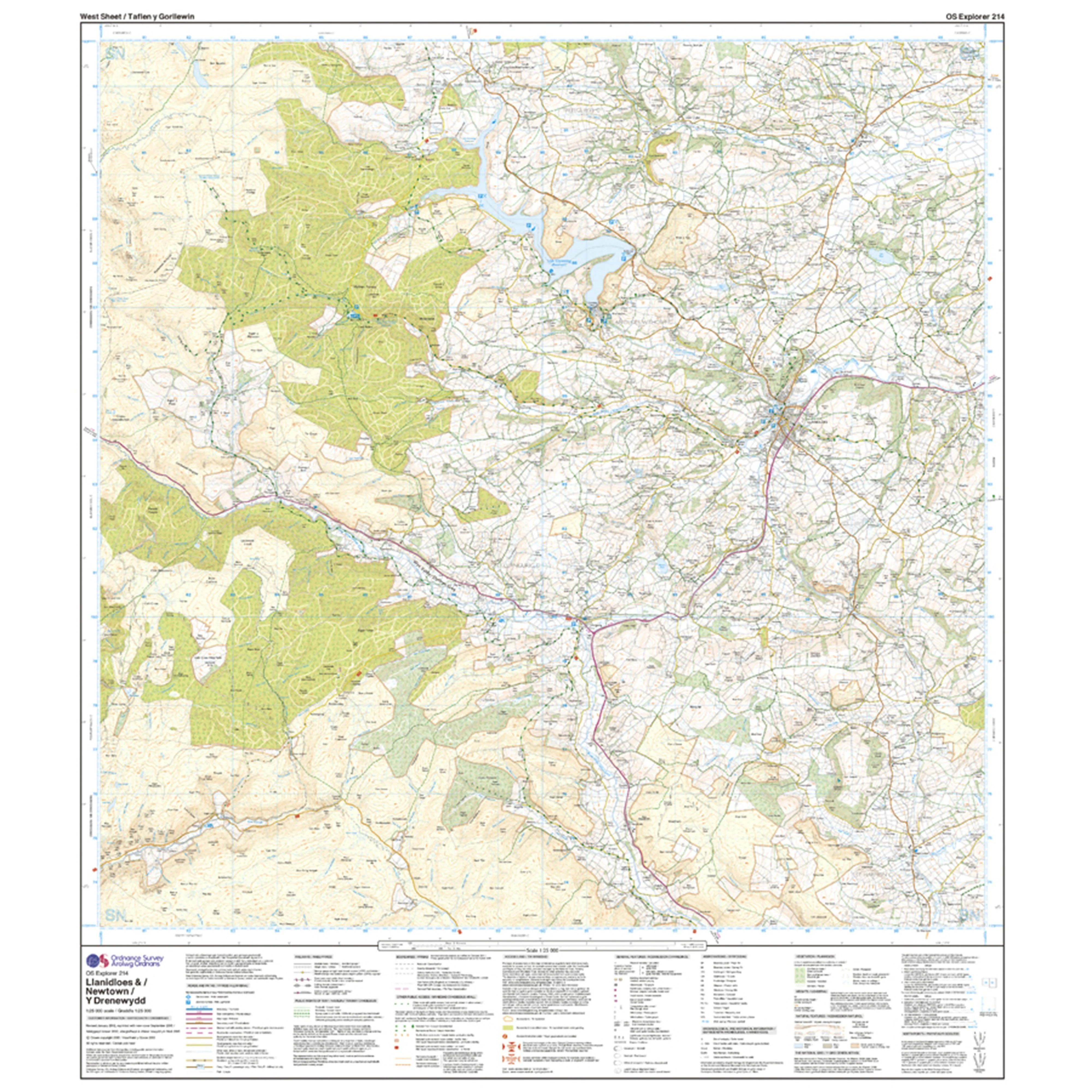 Explorer Active 214 Llanidloes  Newton Map With Digital Version - Image 4