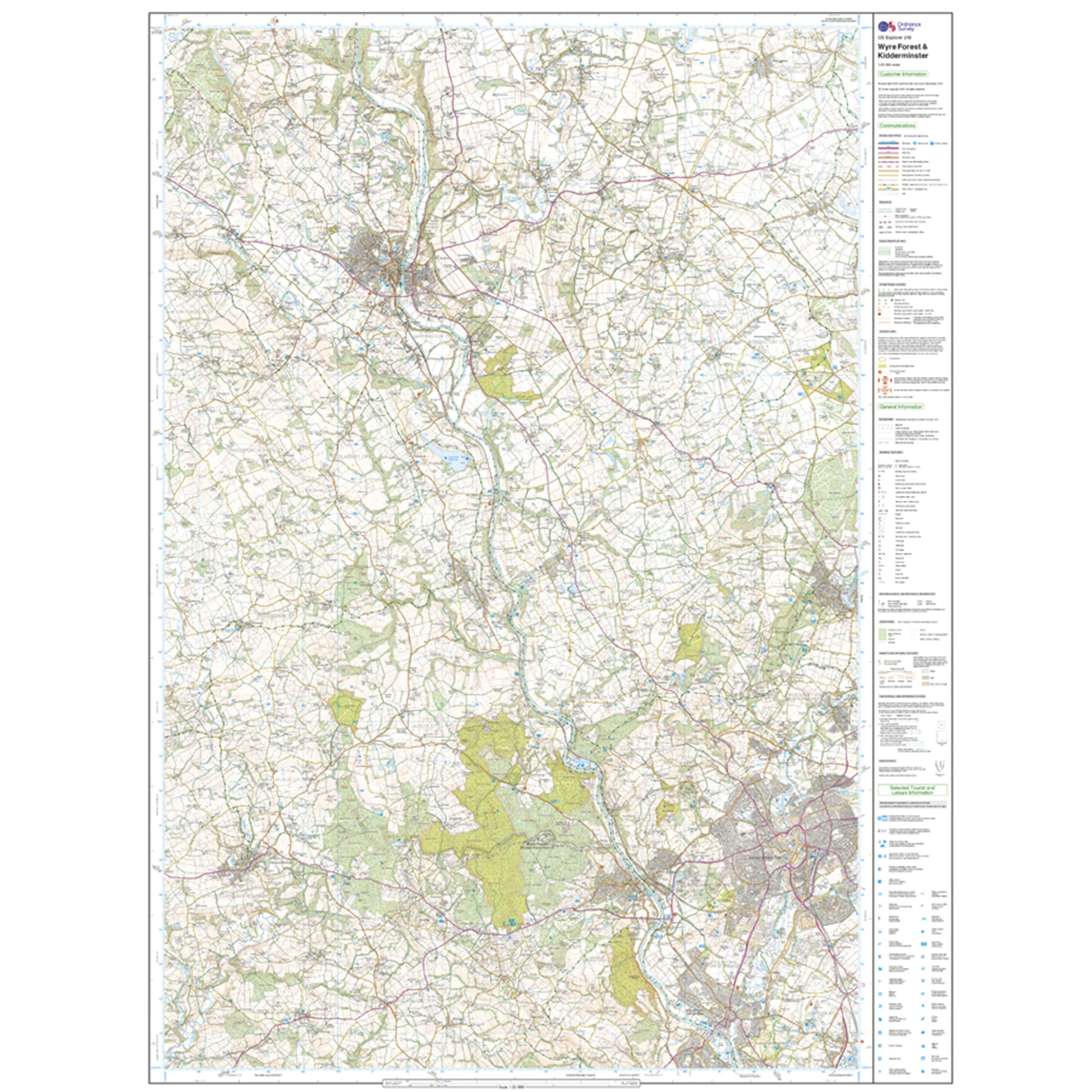 Explorer Active 218 Kidderminster & Wyre Forest Map With Digital Version - Image 3