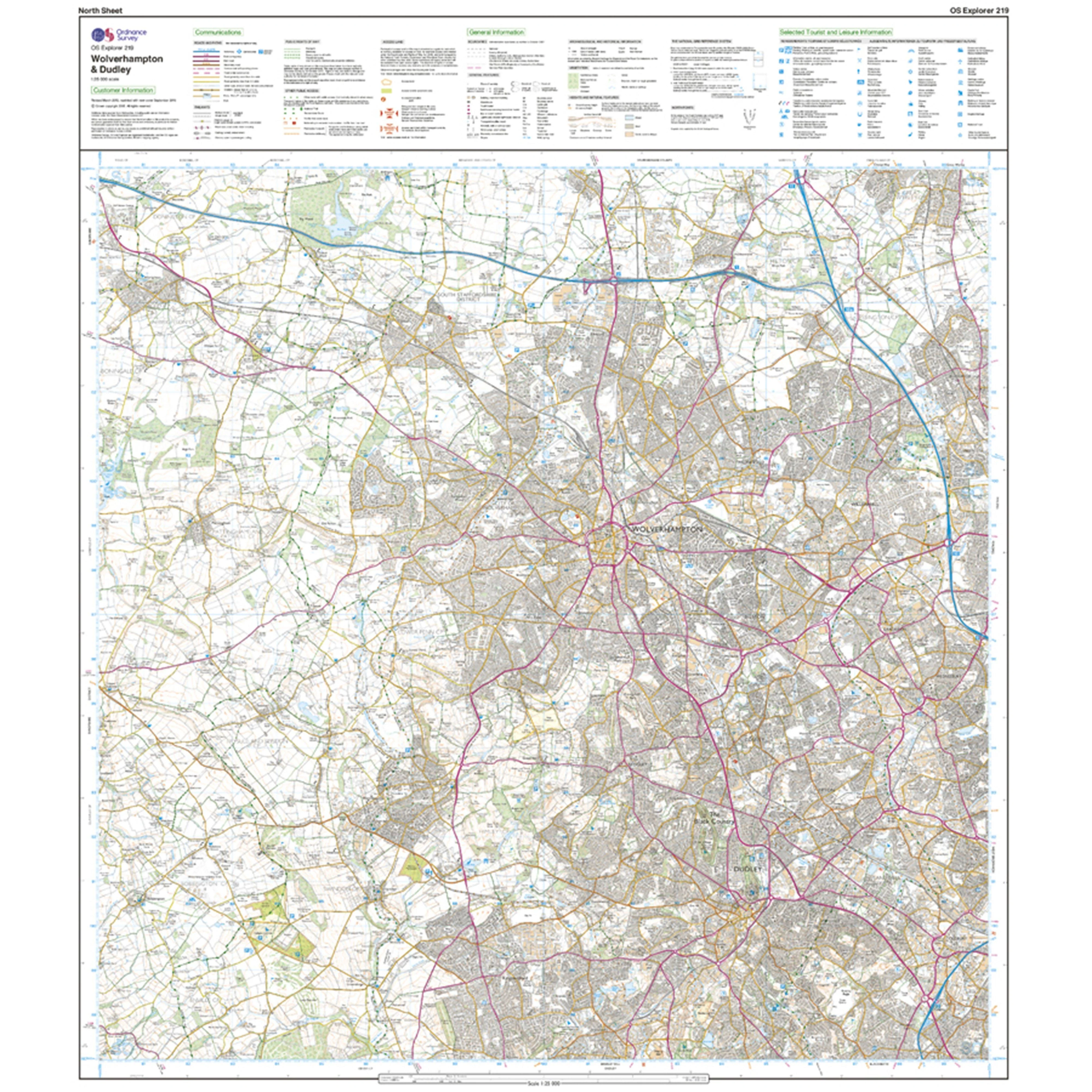 Explorer Active 219 Wolverhampton & Dudley Map With Digital Version - Image 3