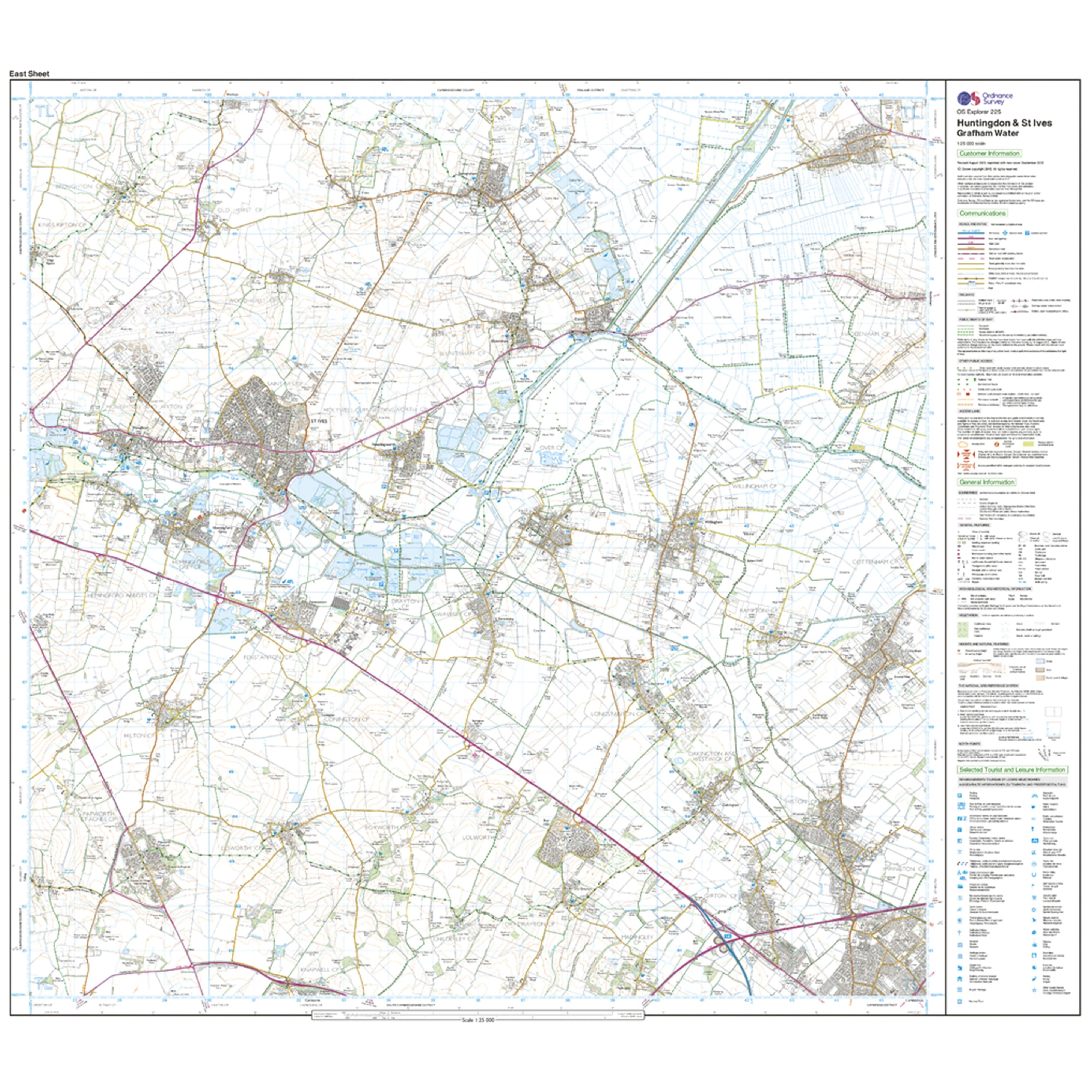 Explorer Active 225 Huntingdon & St Ives Map With Digital Version - Image 3