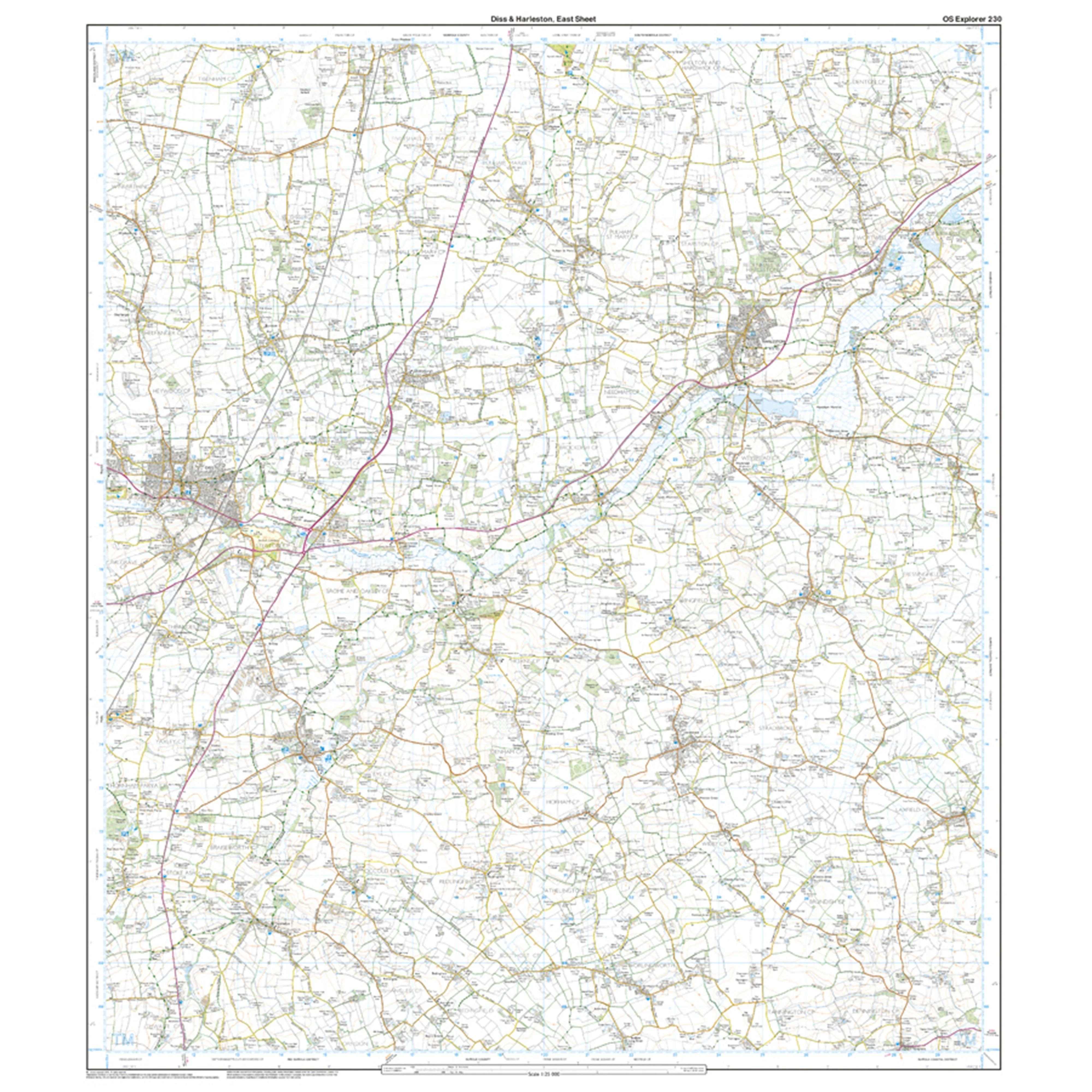 Explorer Active 230 Diss & Harleston Map With Digital Version - Image 3