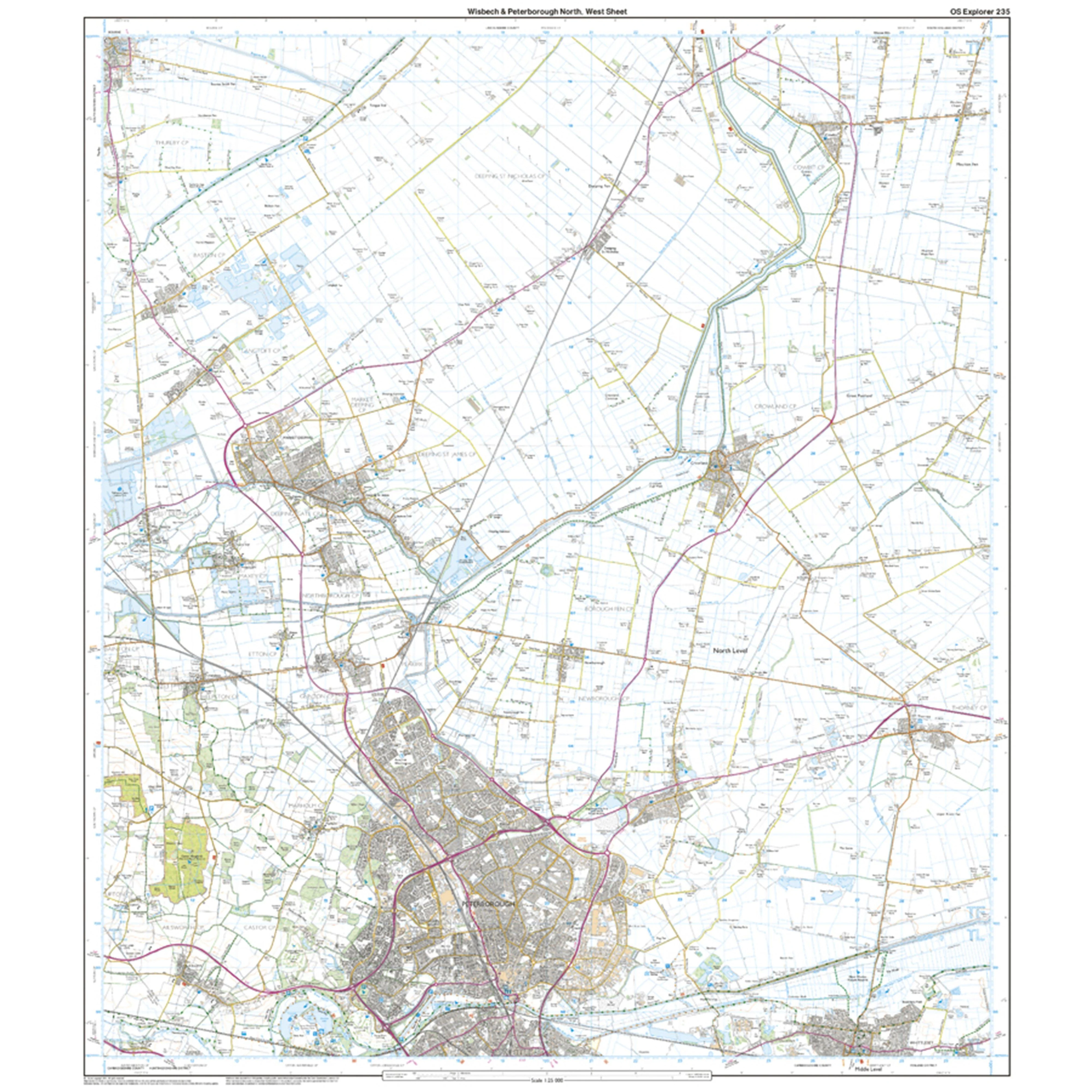 Explorer Active 235 Wisbech & Peterborough North Map With Digital Version - Image 4