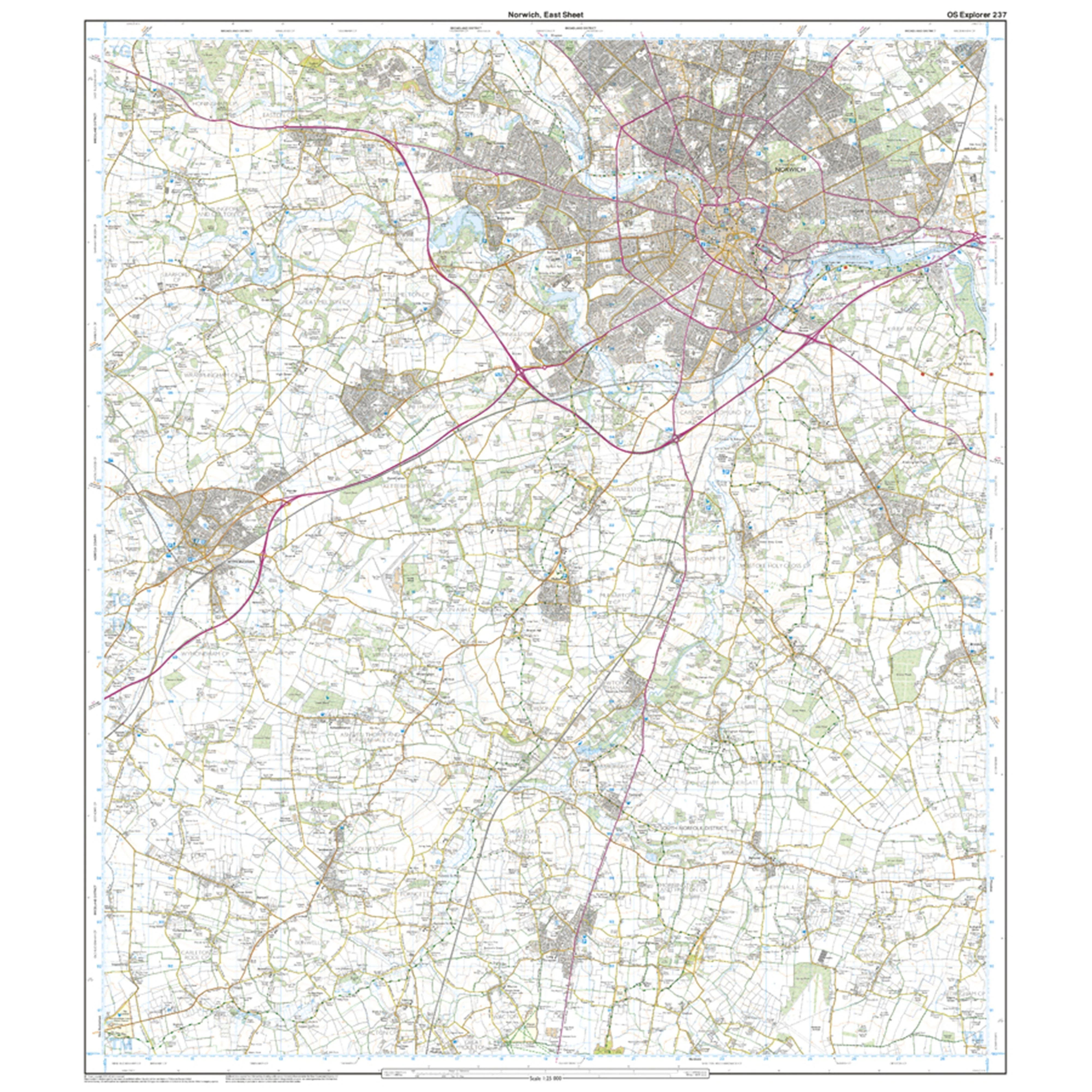 Explorer Active 237 Norwich Map With Digital Version - Image 3