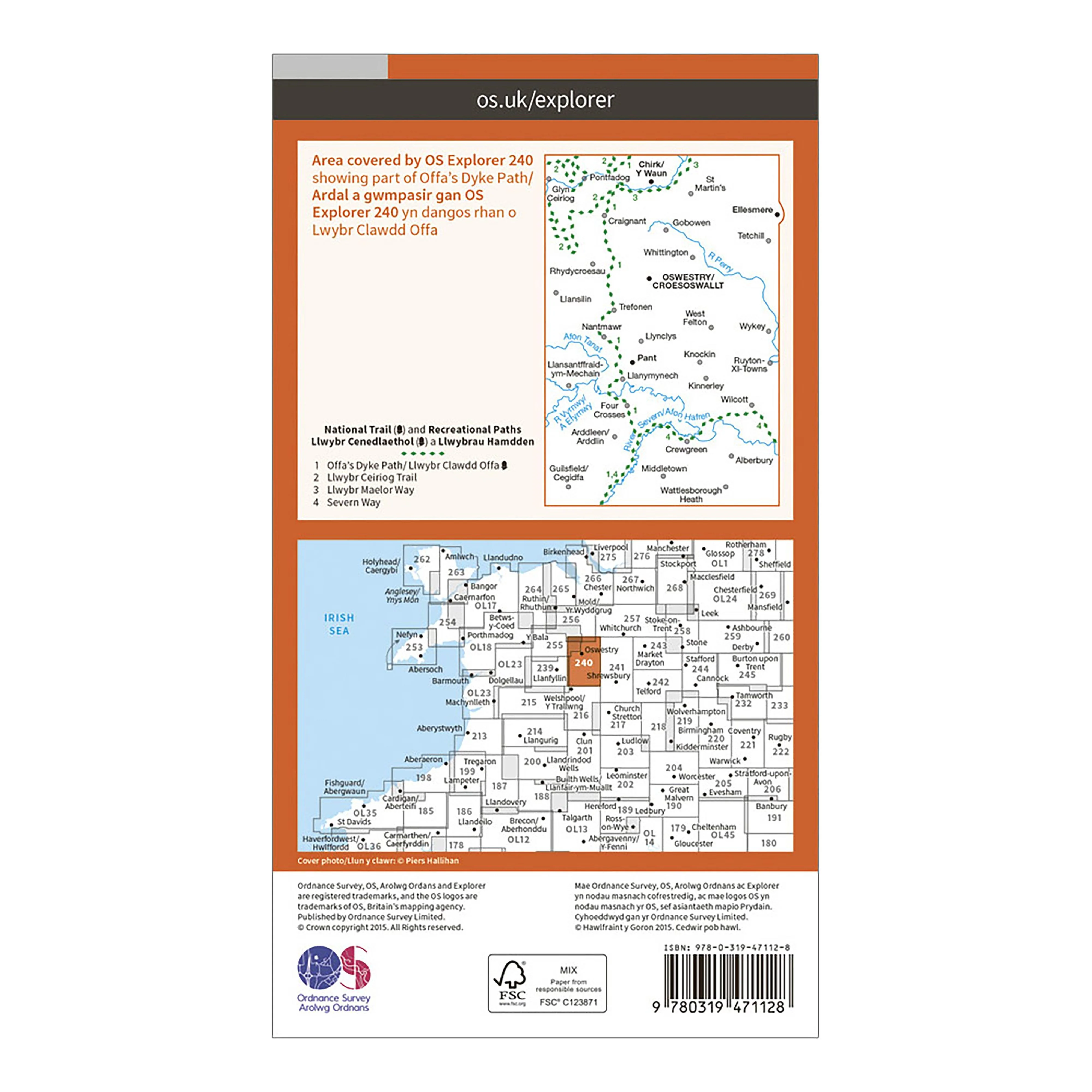Explorer Active 240 Oswestry Map With Digital Version - Image 2