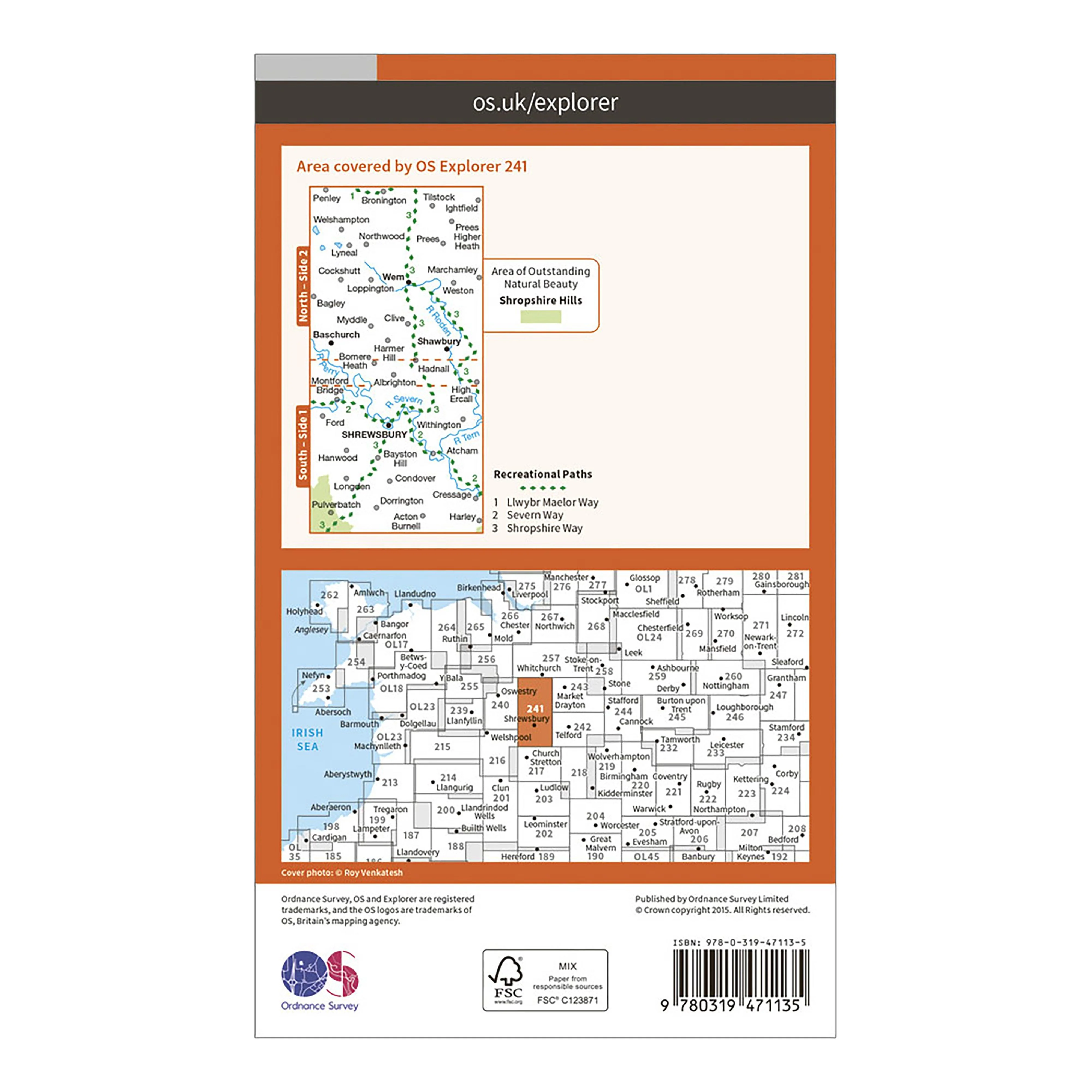 Explorer Active 241 Shrewsbury, Wem, Shawbury & Baschurch Map With Digital Version - Image 2